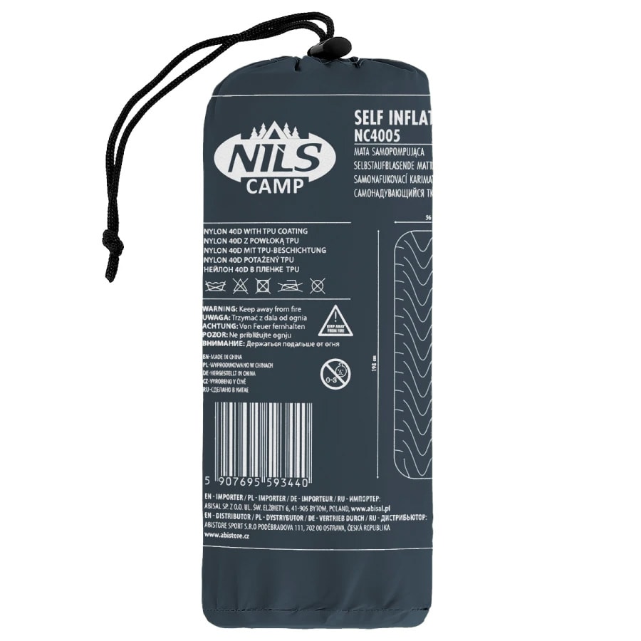 Nils Camp NC4005 Yhden hengen Ilmapatja - Dark Grey