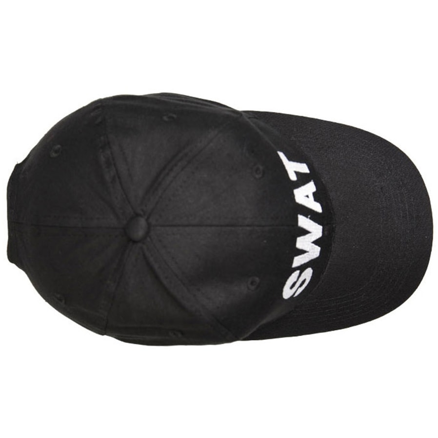 Mil-Tec Baseball Cap SWAT Lippis - Black