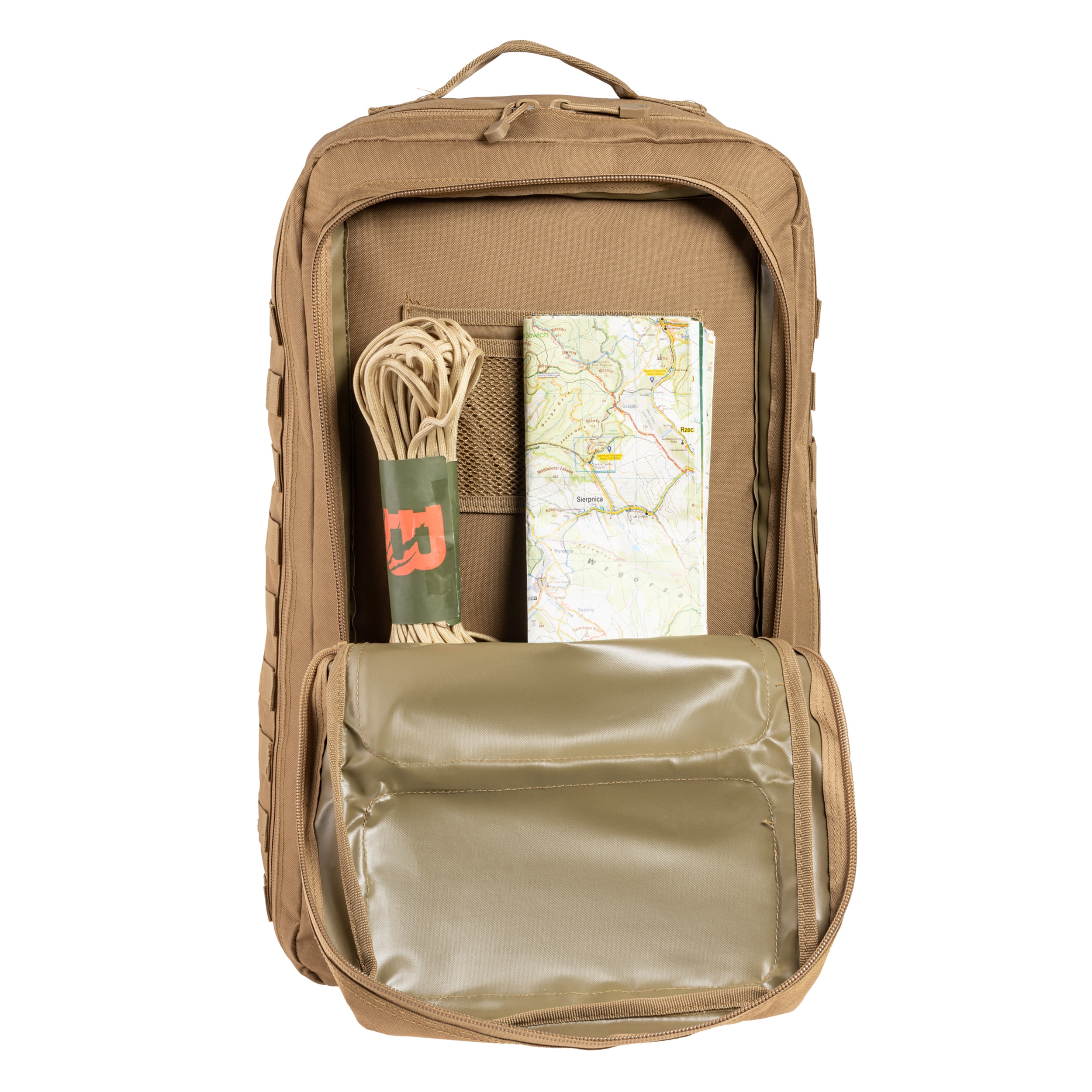 Brandit US Cooper XL Reppu 65 l - Coyote