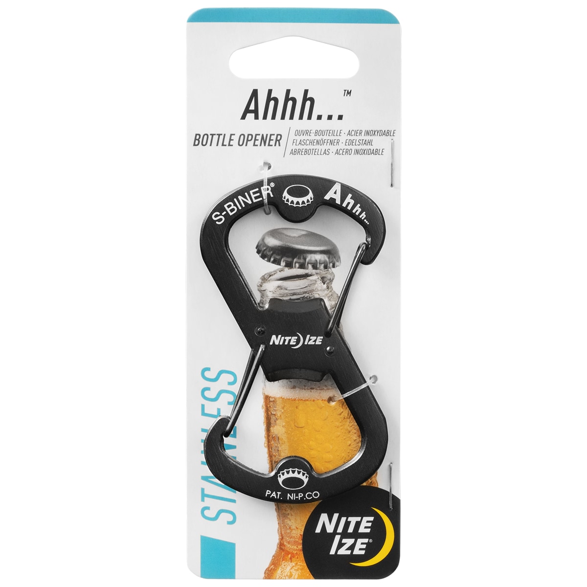 Nite Ize S-Biner Ahhh Karabiini - Black