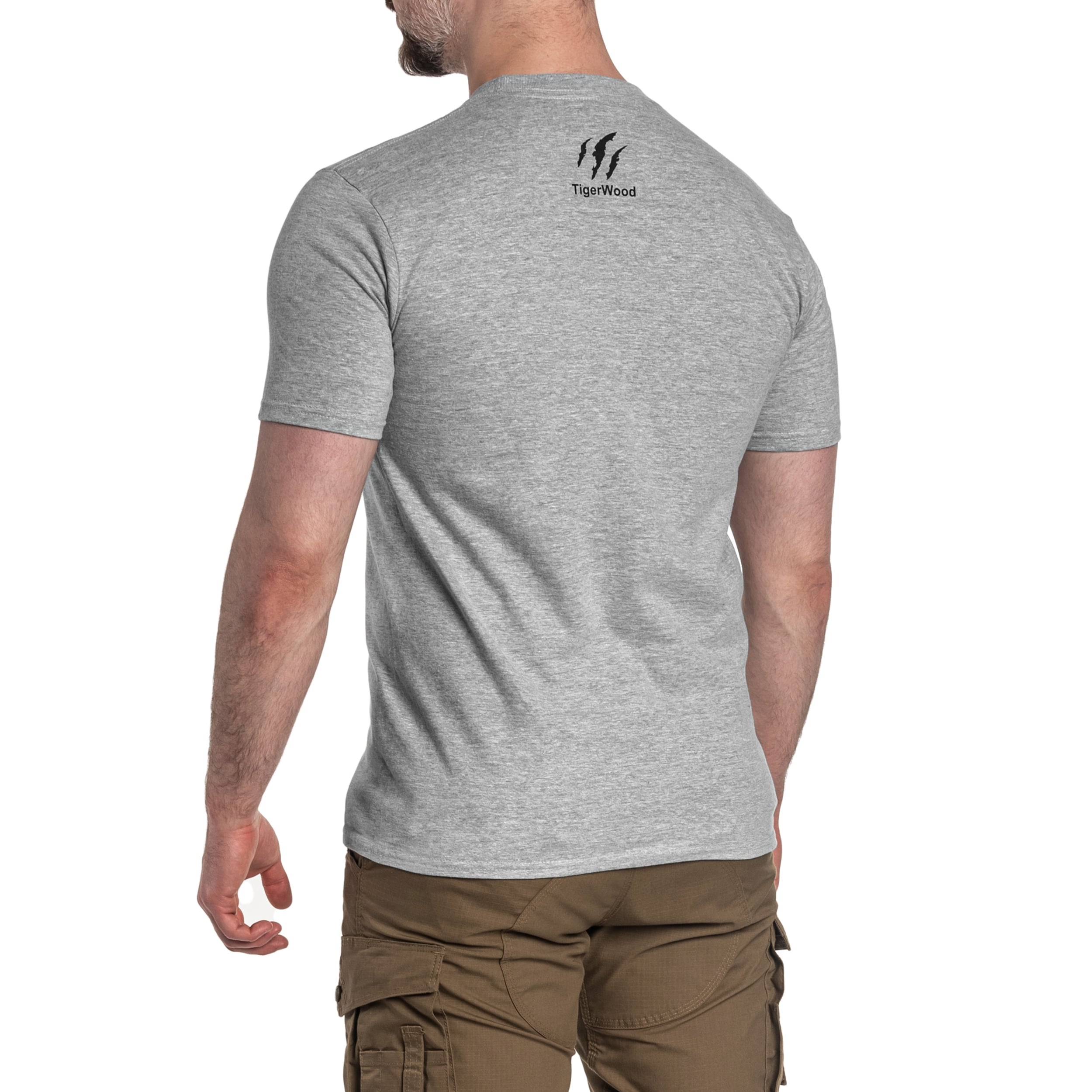 TigerWood Punisher Military T-paita - Grey
