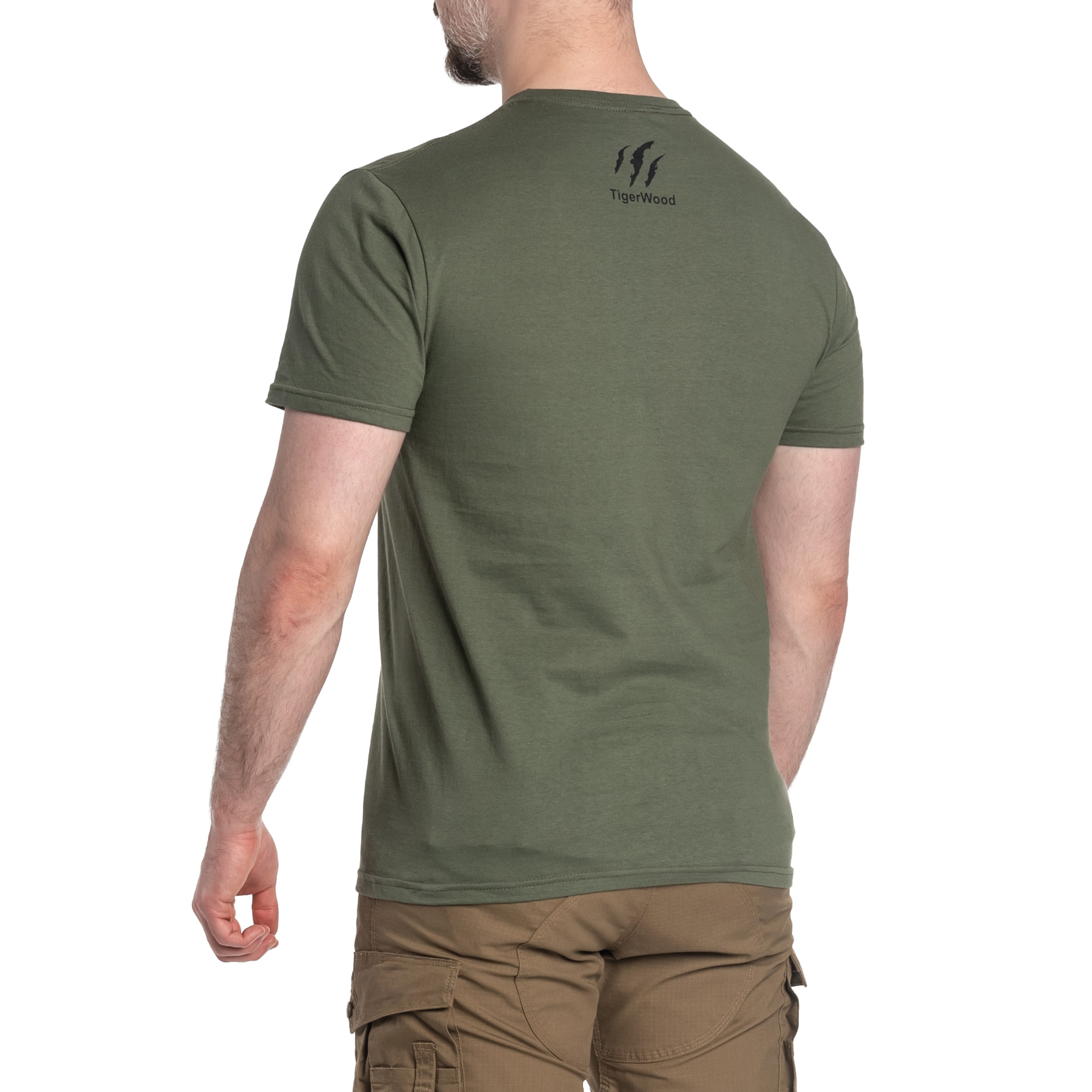 TigerWood Punisher Military T-paita - Olive