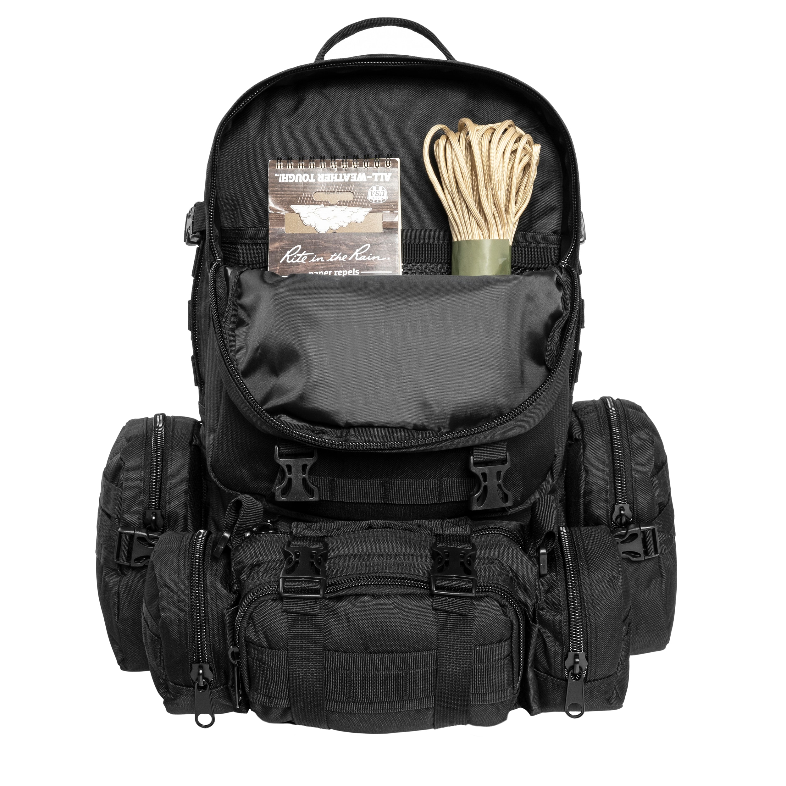 Mil-Tec Defense Pack Assembly 36 l Reppu - Black