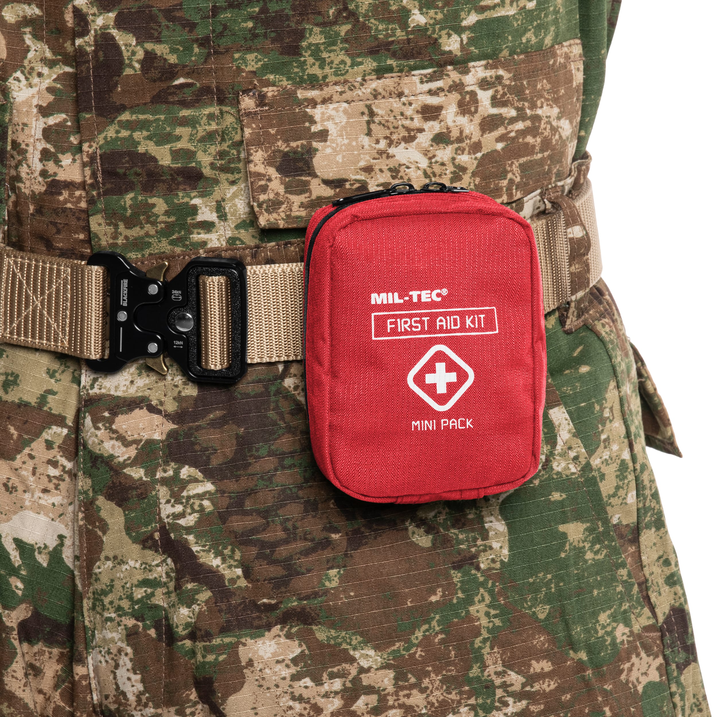Mil-Tec First Aid Kit Mini Pack Ensiapupakkaus - Red
