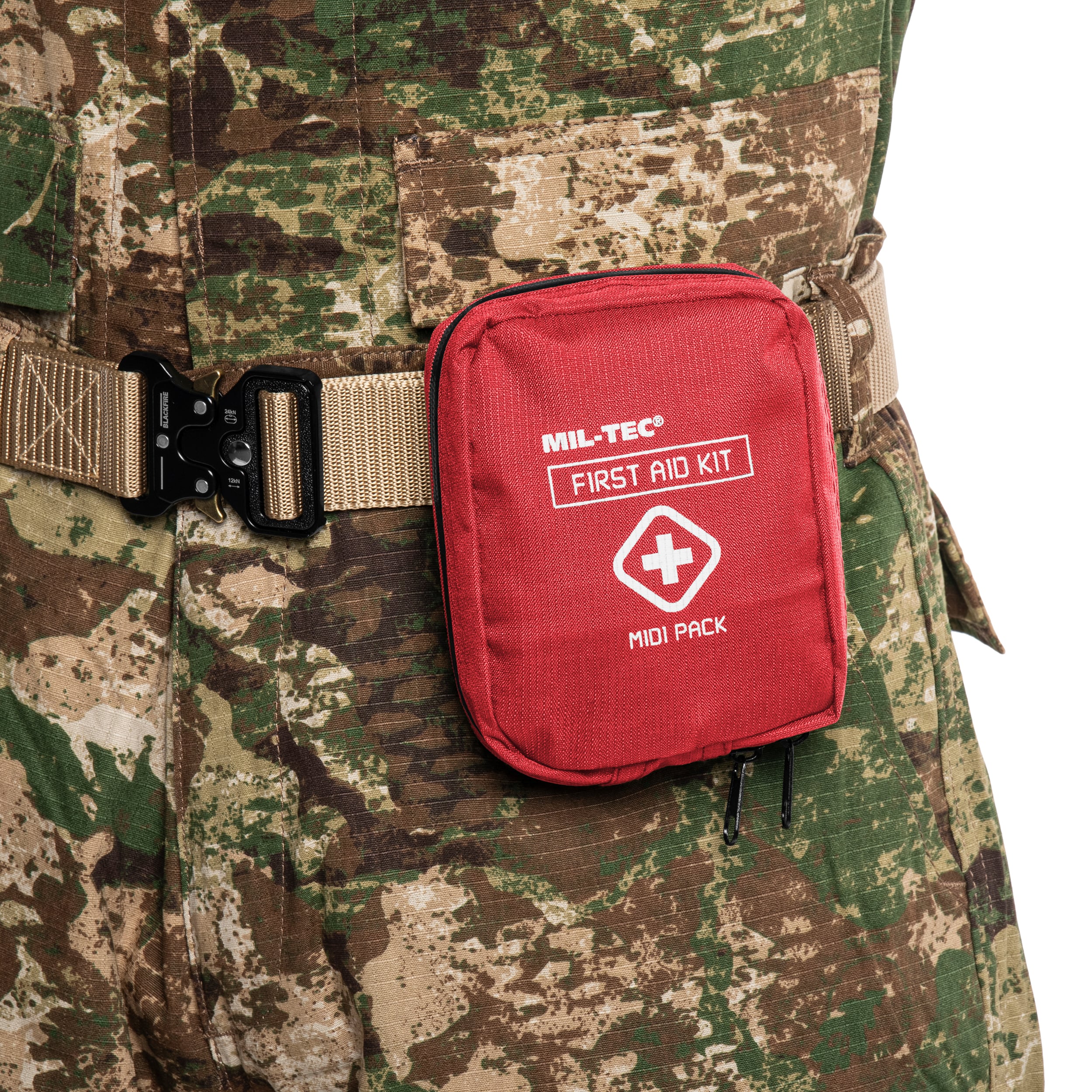 Mil-Tec First Aid Kit Midi Pack Ensiapupakkaus - Red