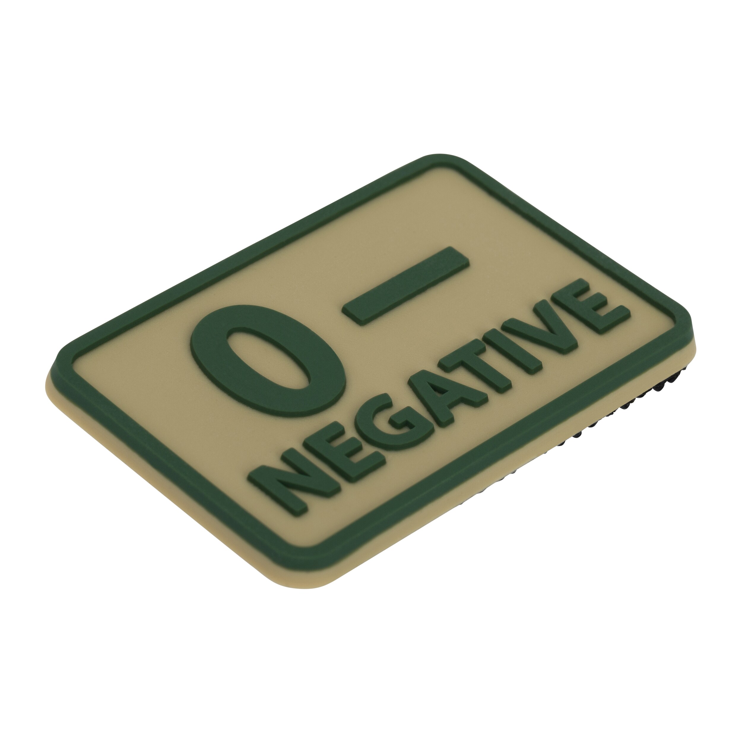Veriryhmäembleemi 0 Rh- 2 kpl - Khaki