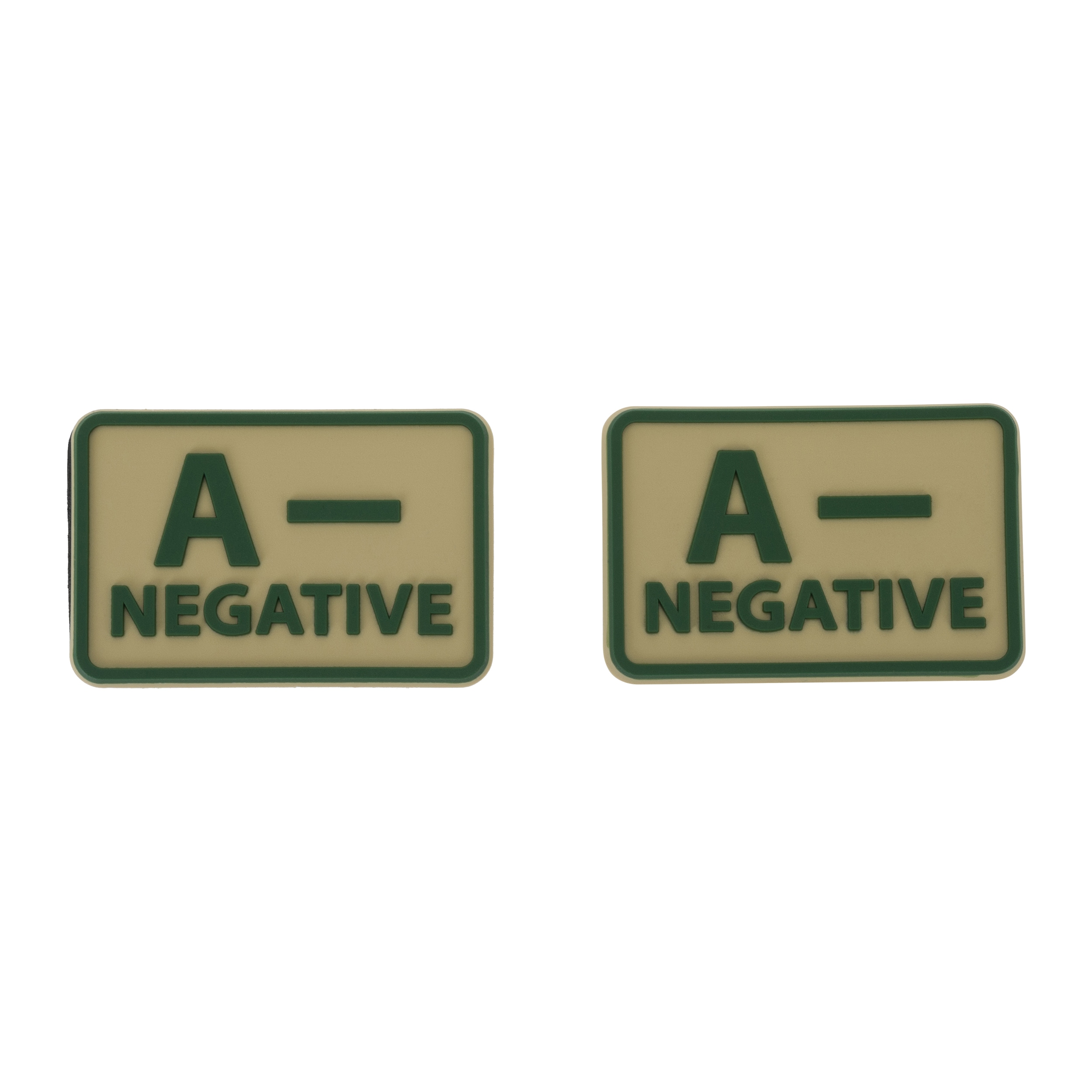 Embleemi veriryhmä A Rh- 2 kpl - Khaki