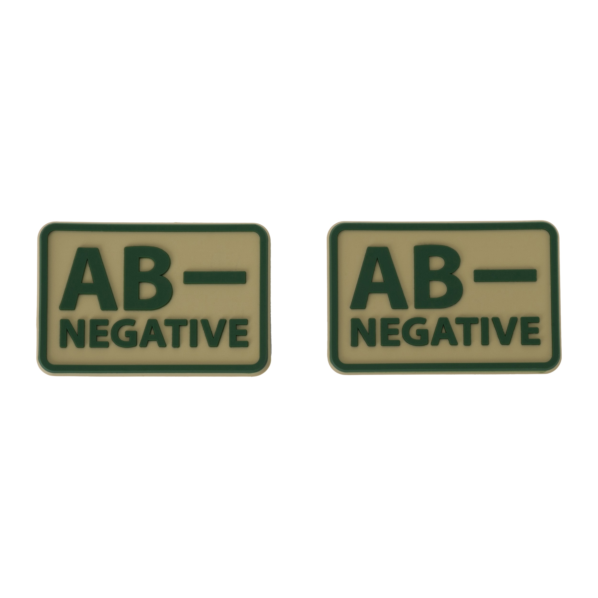 AB Rh- Veriryhmä Embleemi 2 kpl - Khaki