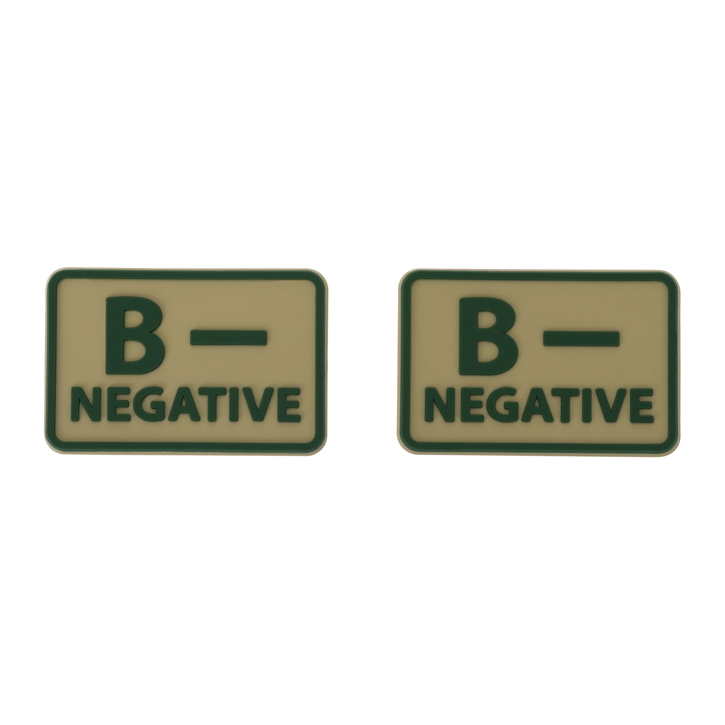 B Rh- Veriryhmä Embleemi 2 kpl - Khaki