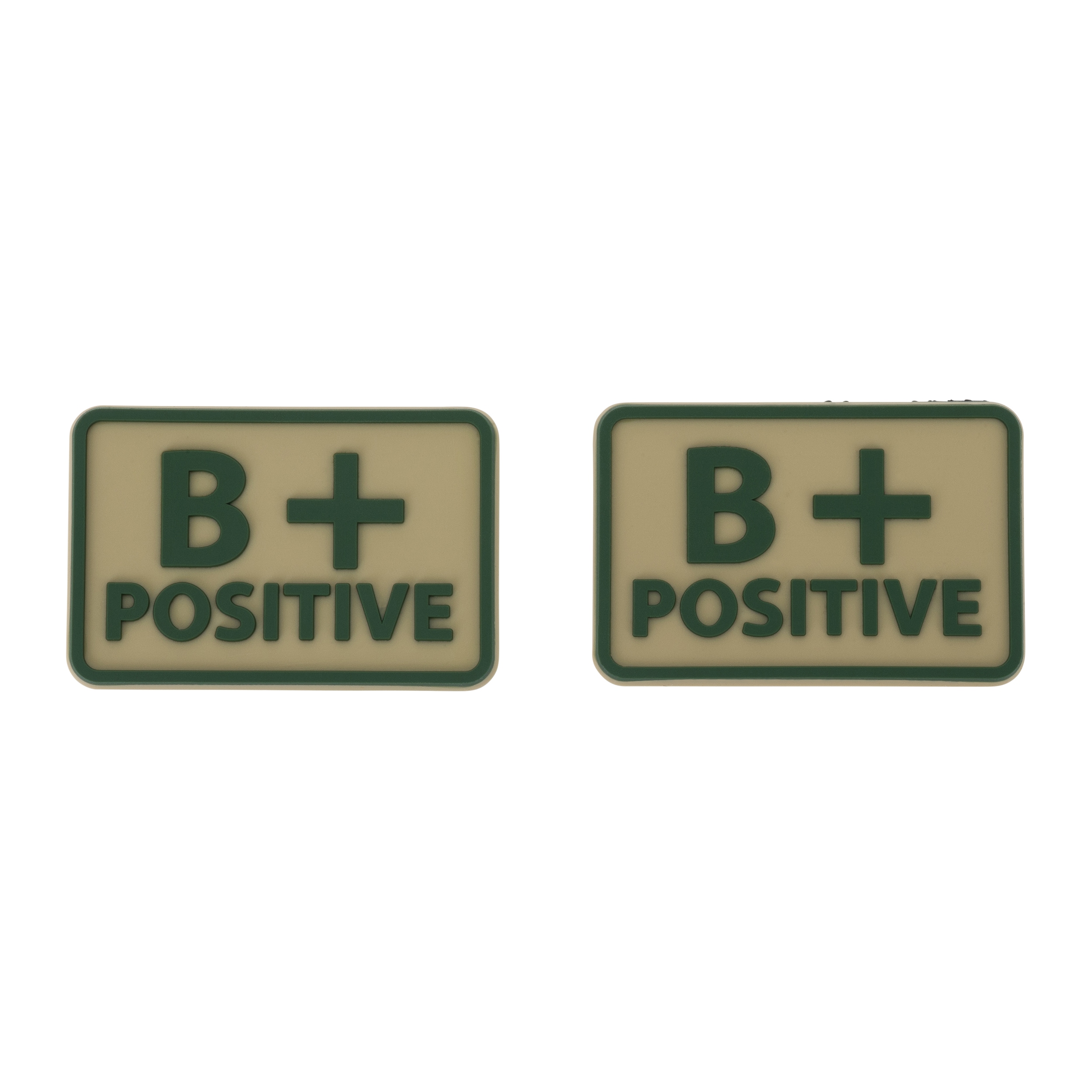 B Rh+ Veriryhmämerkki 2 kpl - Khaki