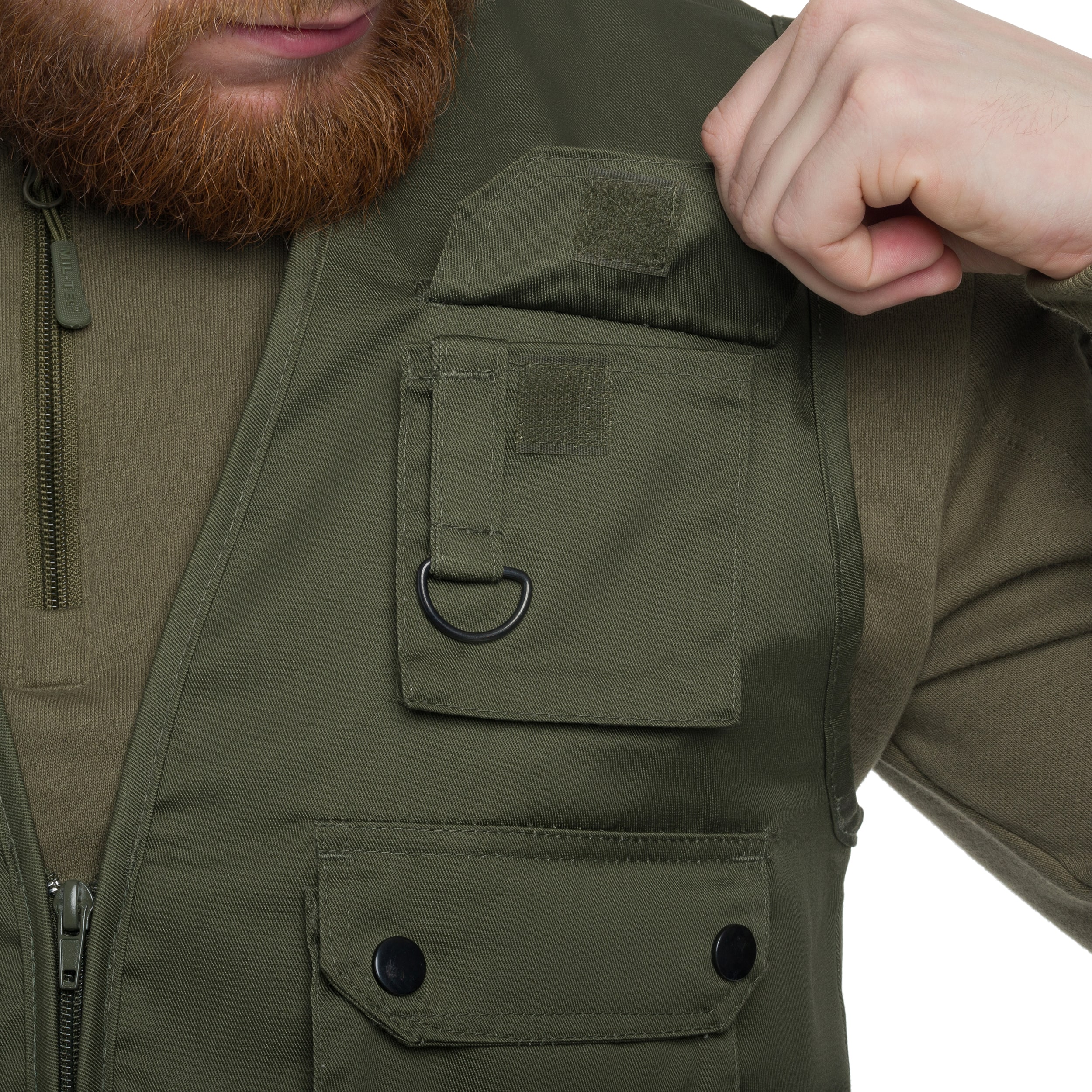 Mil-Tec Hunt & Fishing Mesh Liivi - Olive