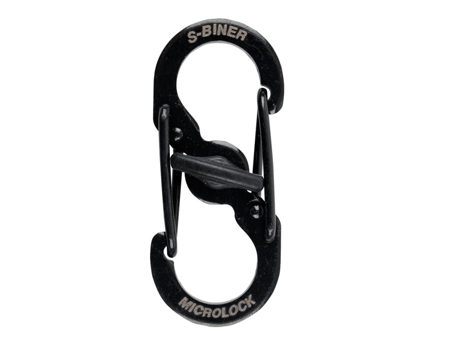 Nite Ize S-Biner MicroLock Karabiini 2 kpl - Black