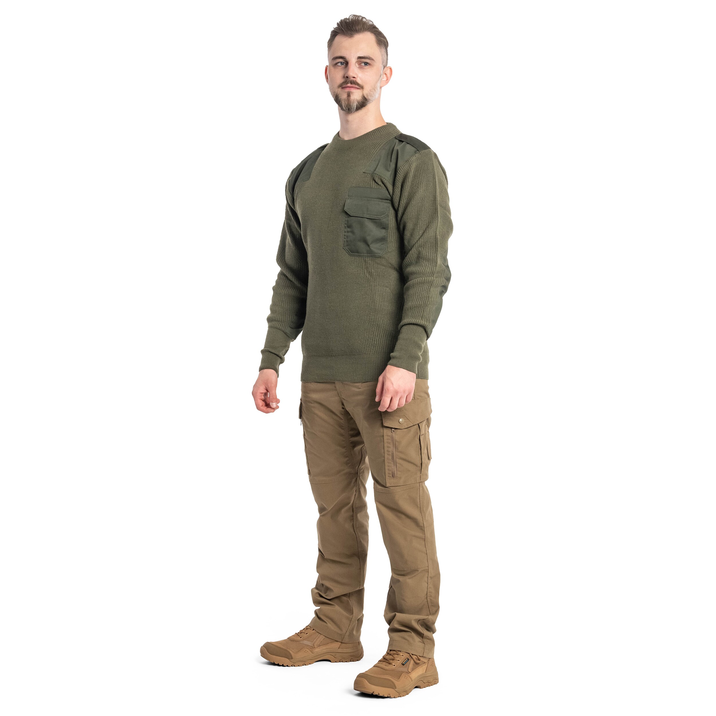 Mil-Tec Pullover BW Polyacryl Neulepaita - Olive
