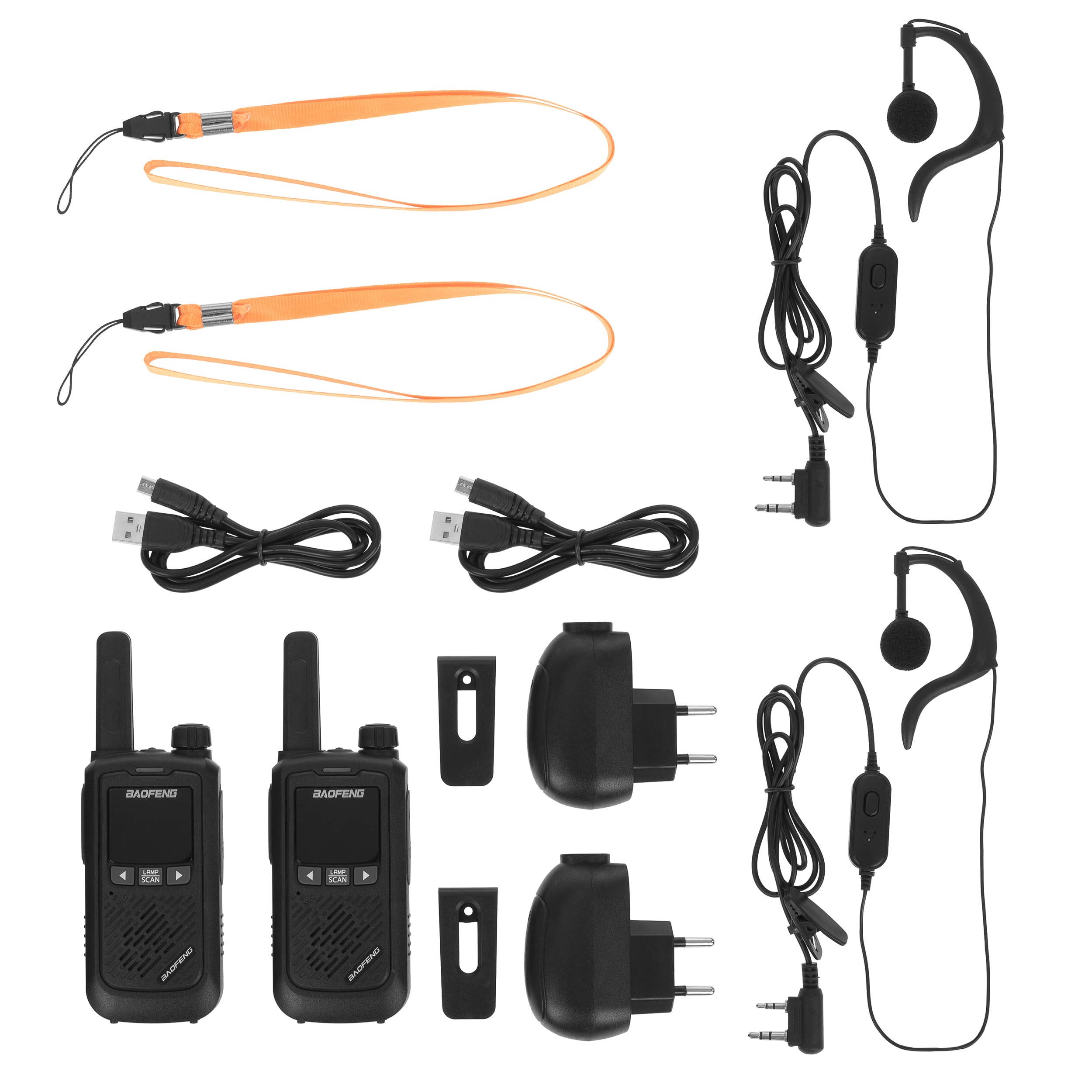 Baofeng BF-T17 Radiopuhelin 2 kpl - Black