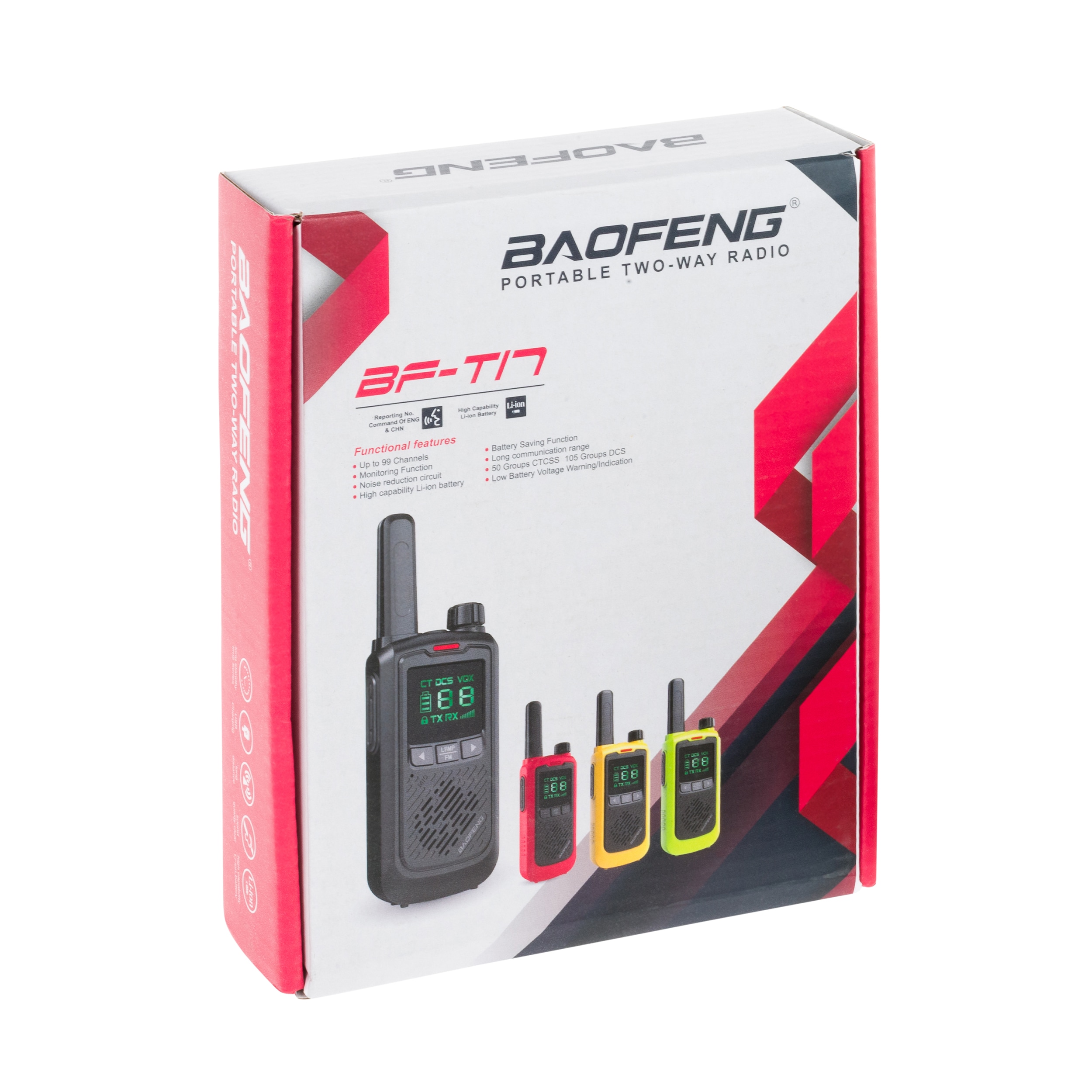 Baofeng BF-T17 Radiopuhelin 2 kpl - green