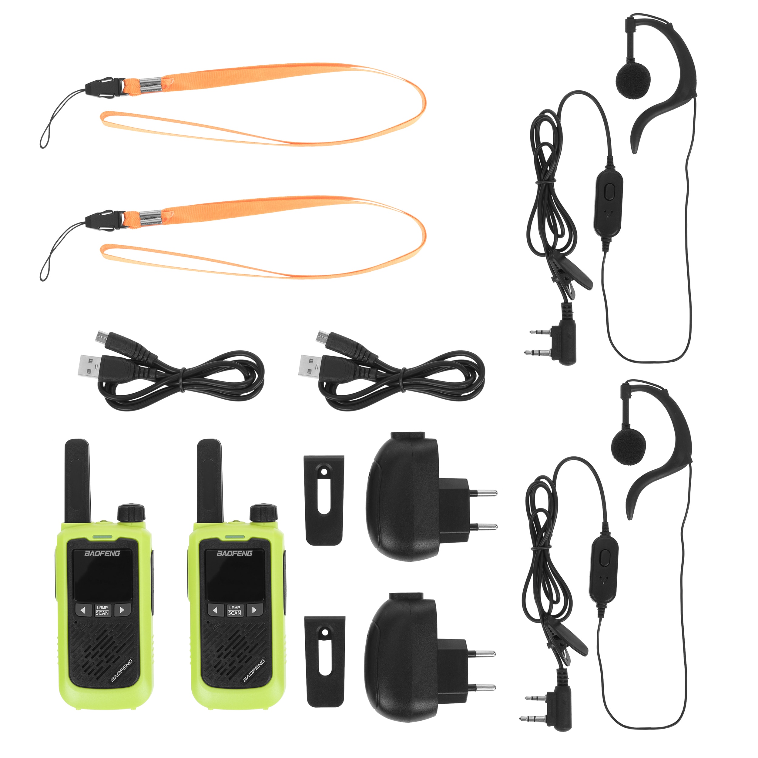 Baofeng BF-T17 Radiopuhelin 2 kpl - green