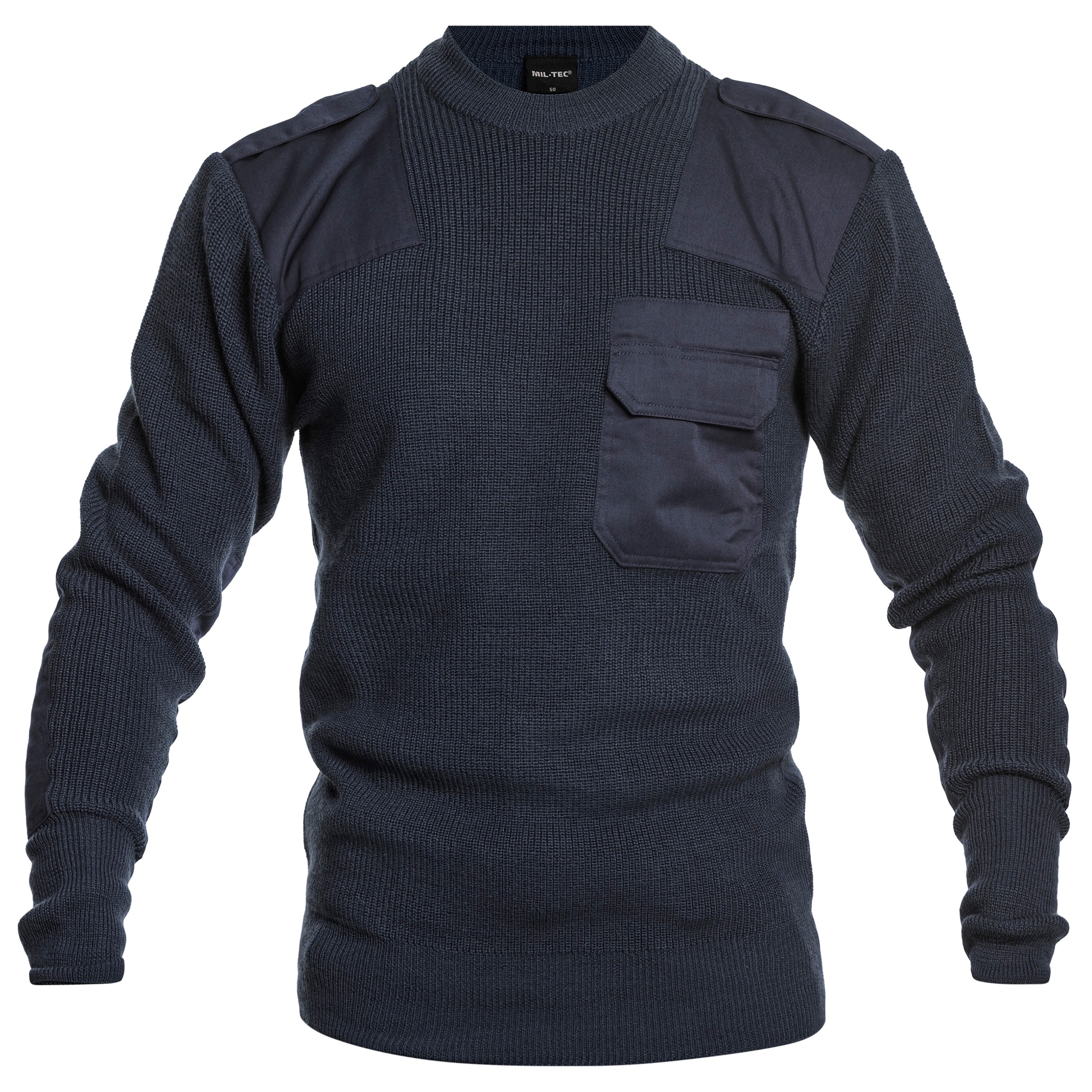 Mil-Tec BW Pullover Neulepaita - Dark Blue
