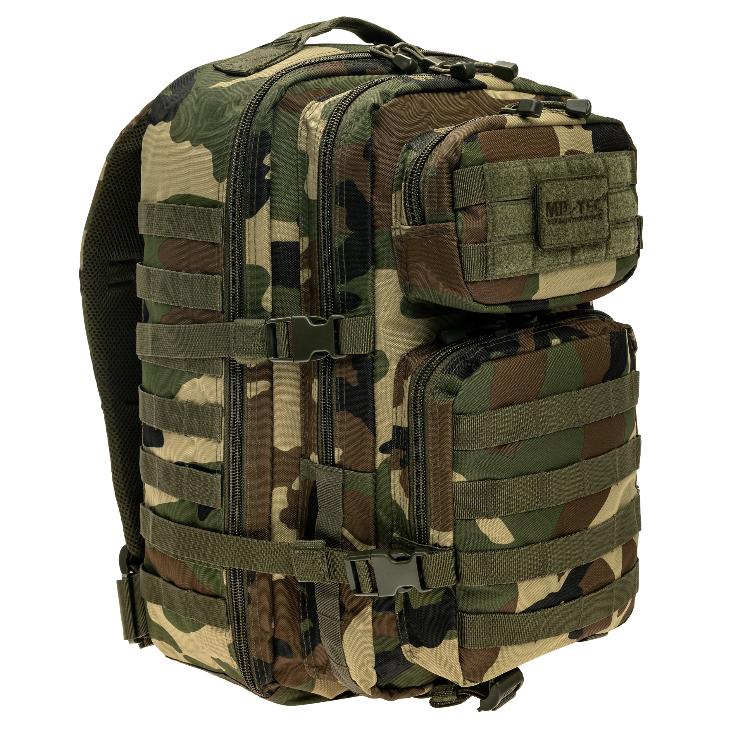 Mil-Tec Assault Pack Large 36 l Reppu - Woodland