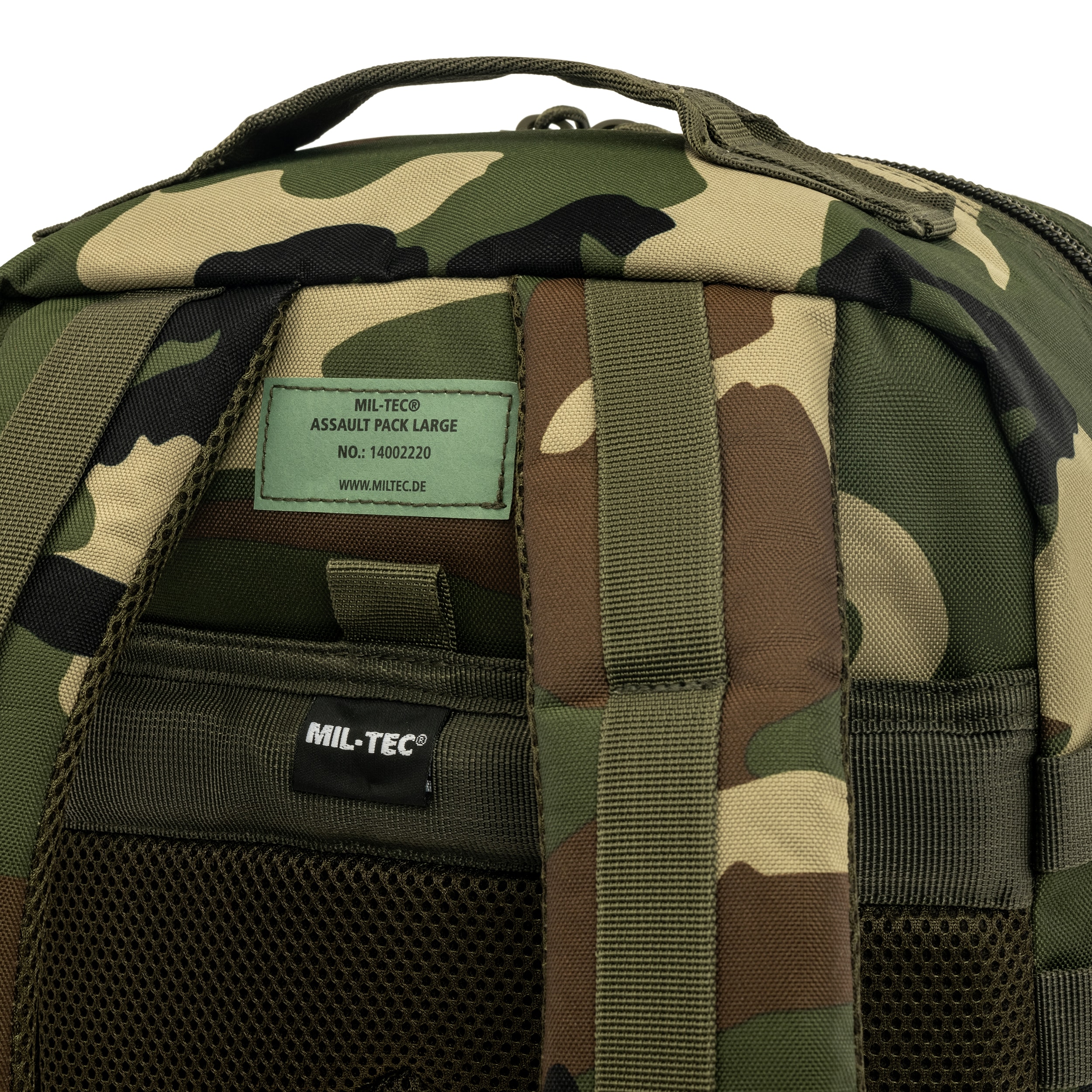 Mil-Tec Assault Pack Large 36 l Reppu - Woodland