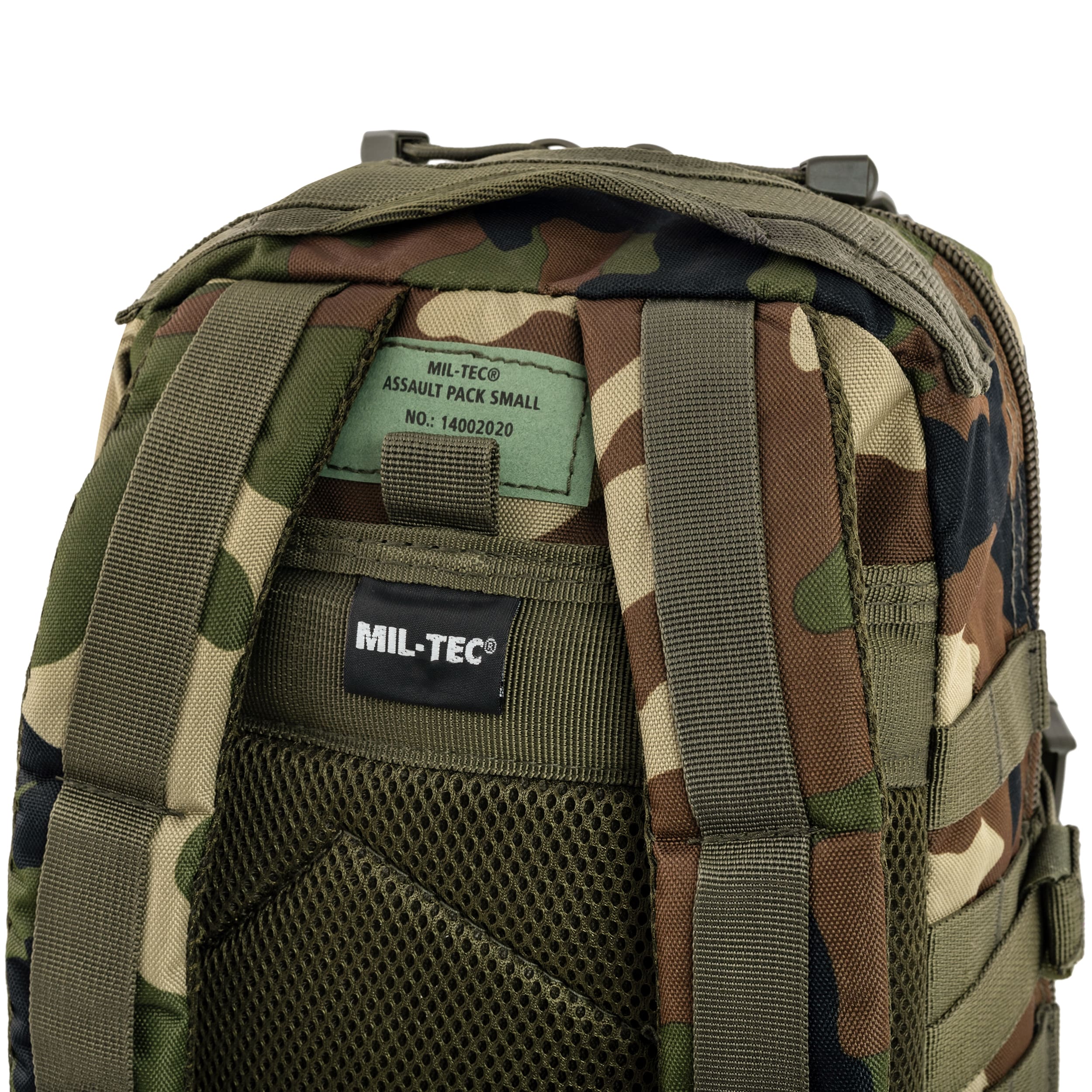 Mil-Tec Assault Pack Small Reppu 20 l - Woodland