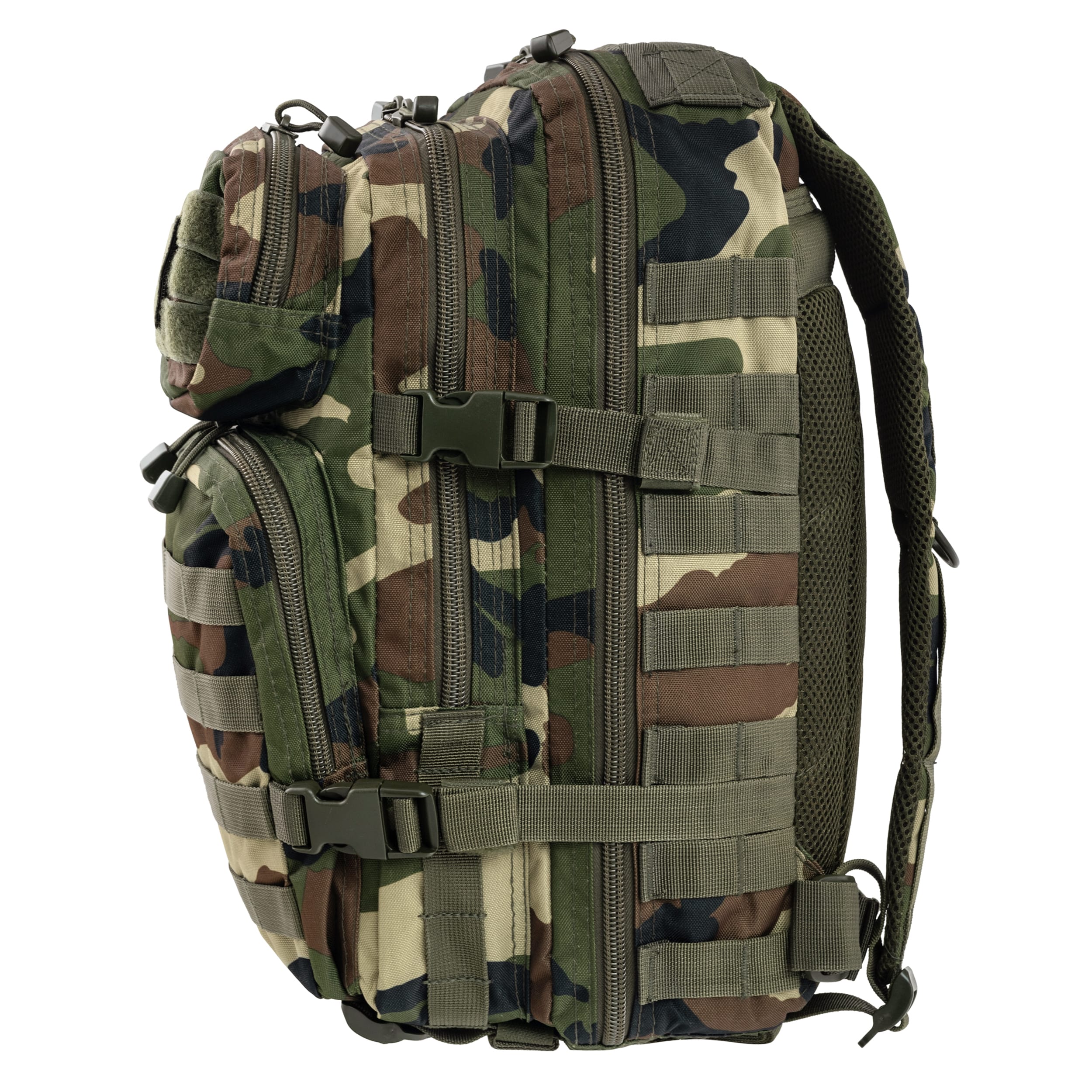 Mil-Tec Assault Pack Small Reppu 20 l - Woodland
