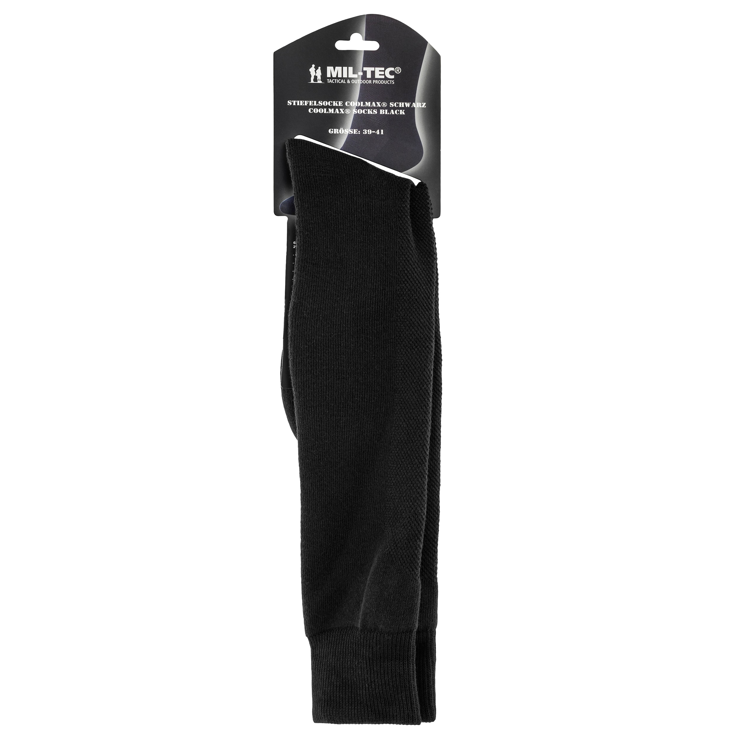 Mil-Tec CoolMax Pitkät sukat - Black