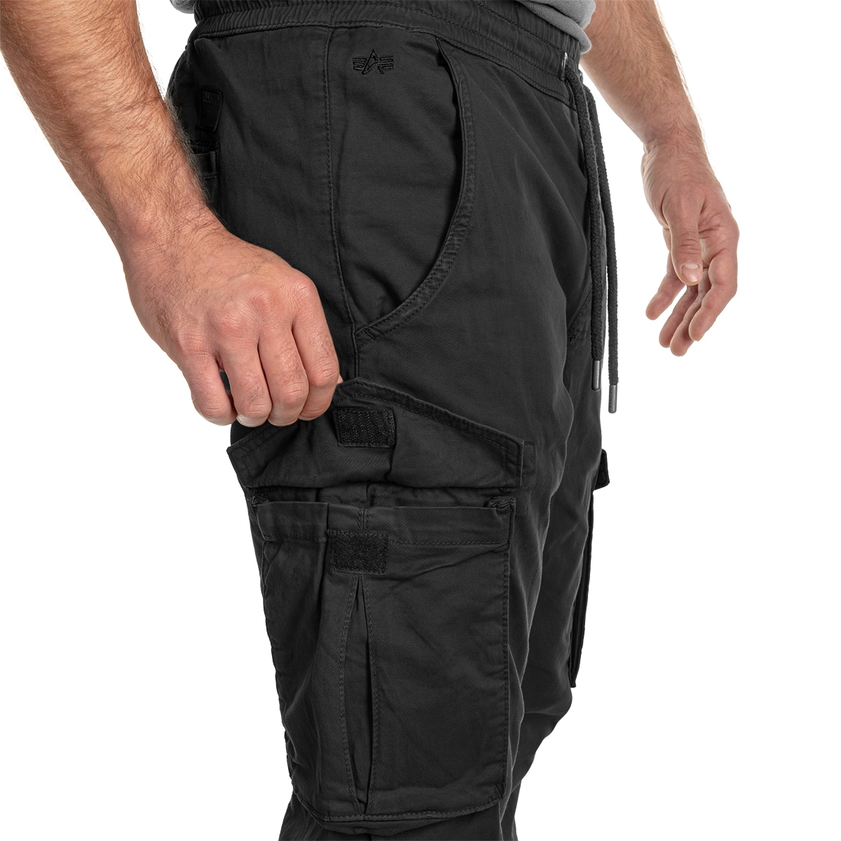 Alpha Industries Cotton Twill Jogger Housut - Black