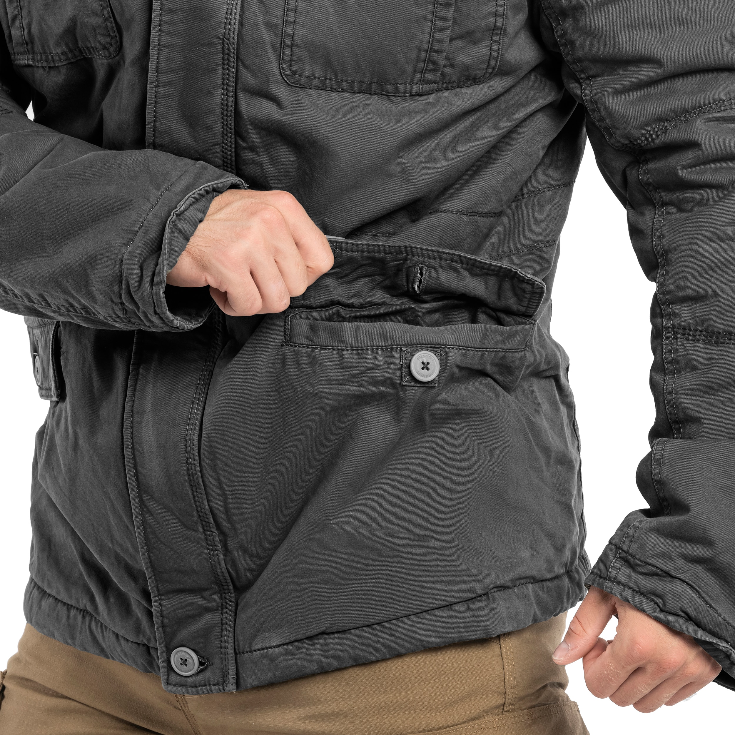 Brandit Britannia Winter Takki - Black