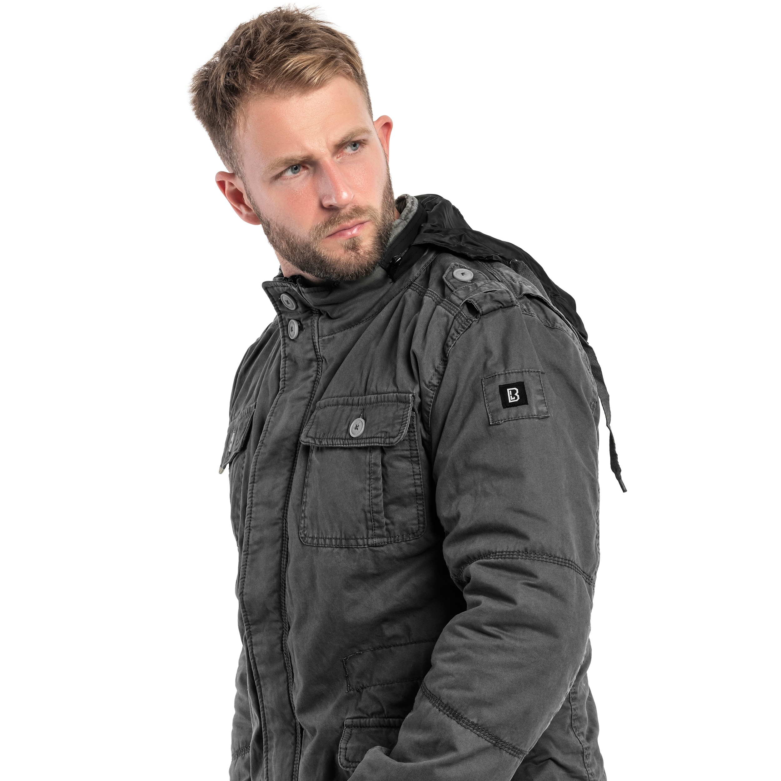 Brandit Britannia Winter Takki - Black