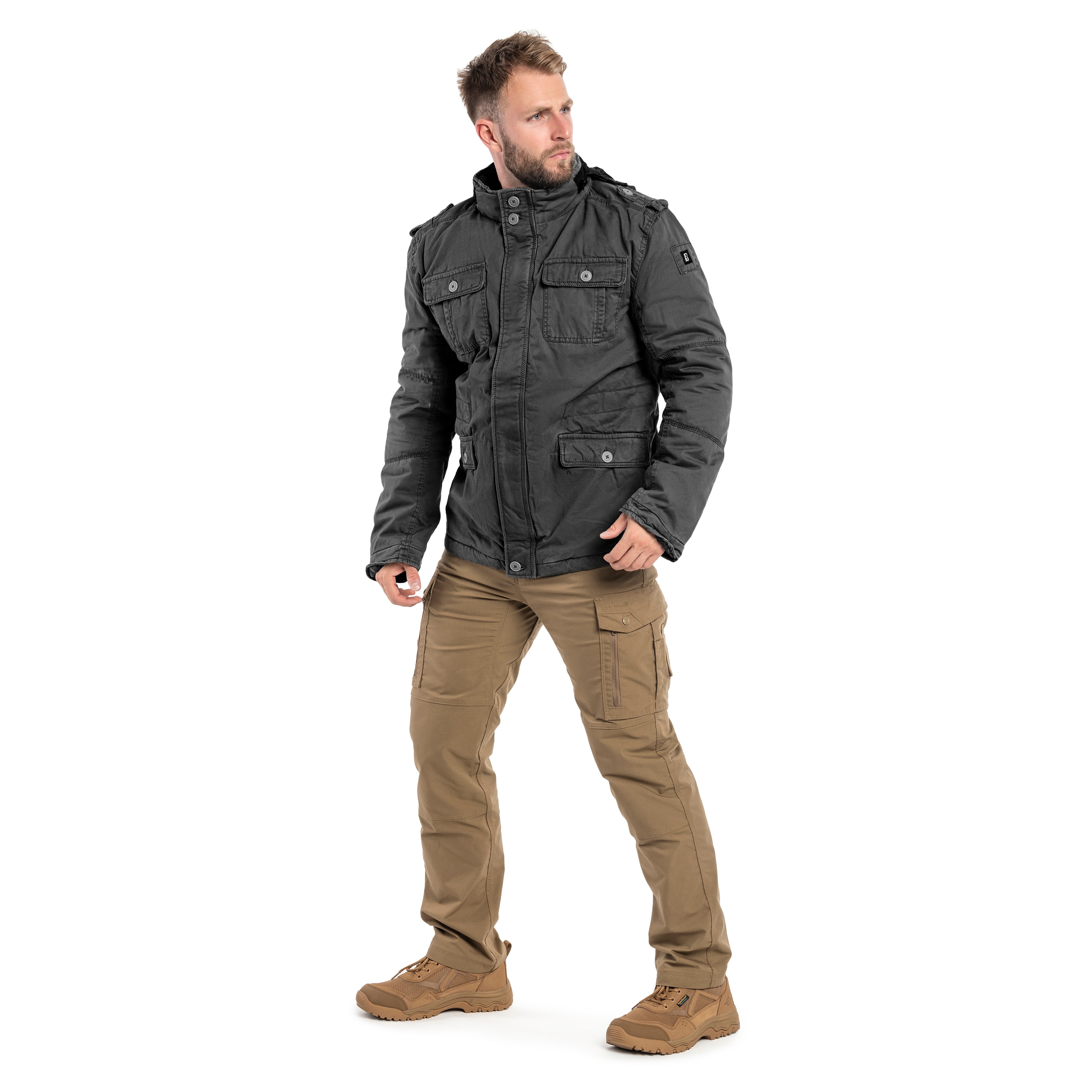 Brandit Britannia Winter Takki - Black