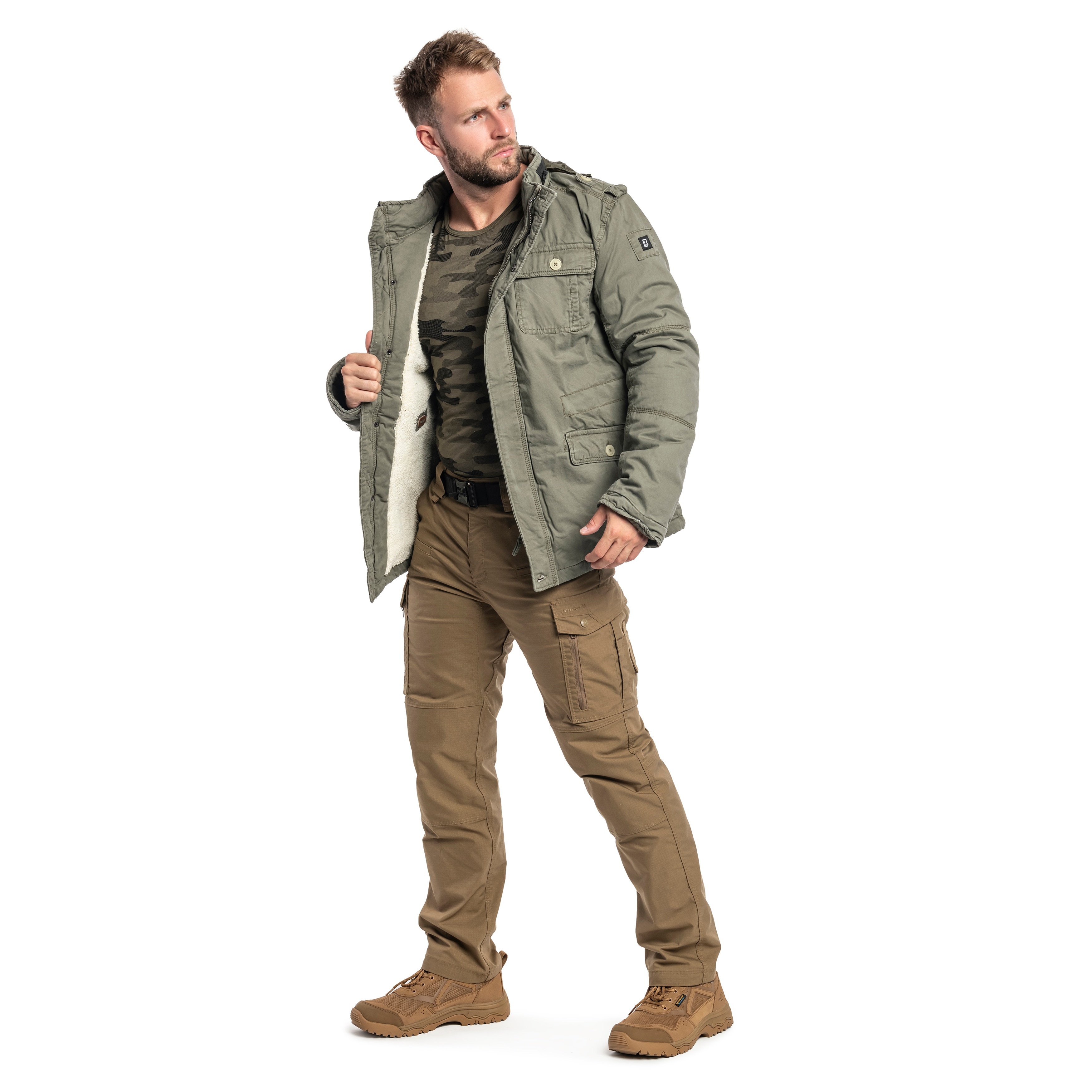 Brandit Britannia Winter Takki - Olive