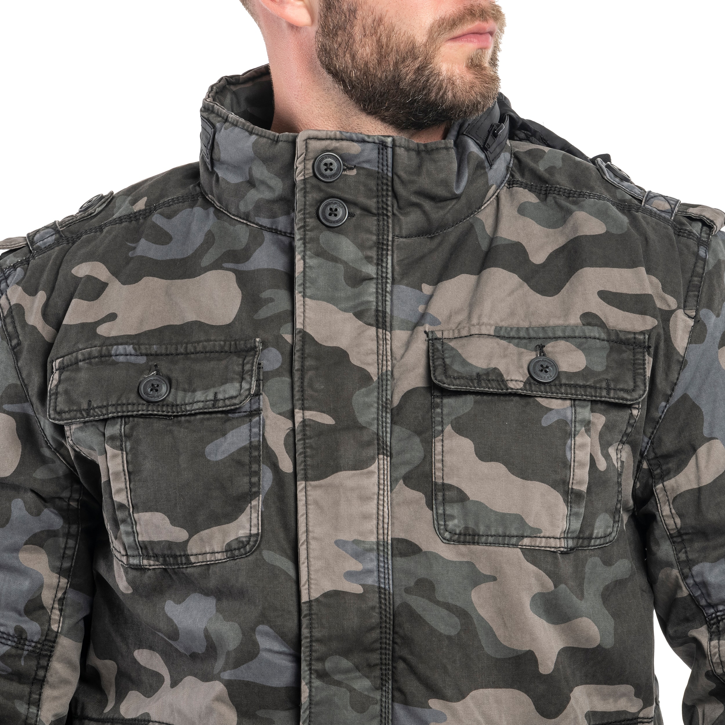 Brandit Britannia Winter Takki - Dark Camo