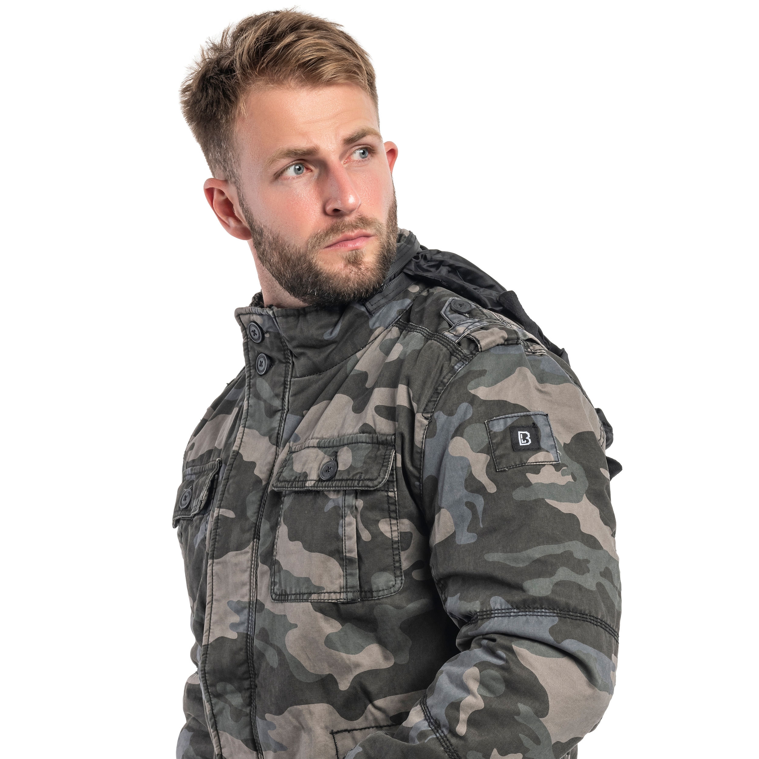 Brandit Britannia Winter Takki - Dark Camo