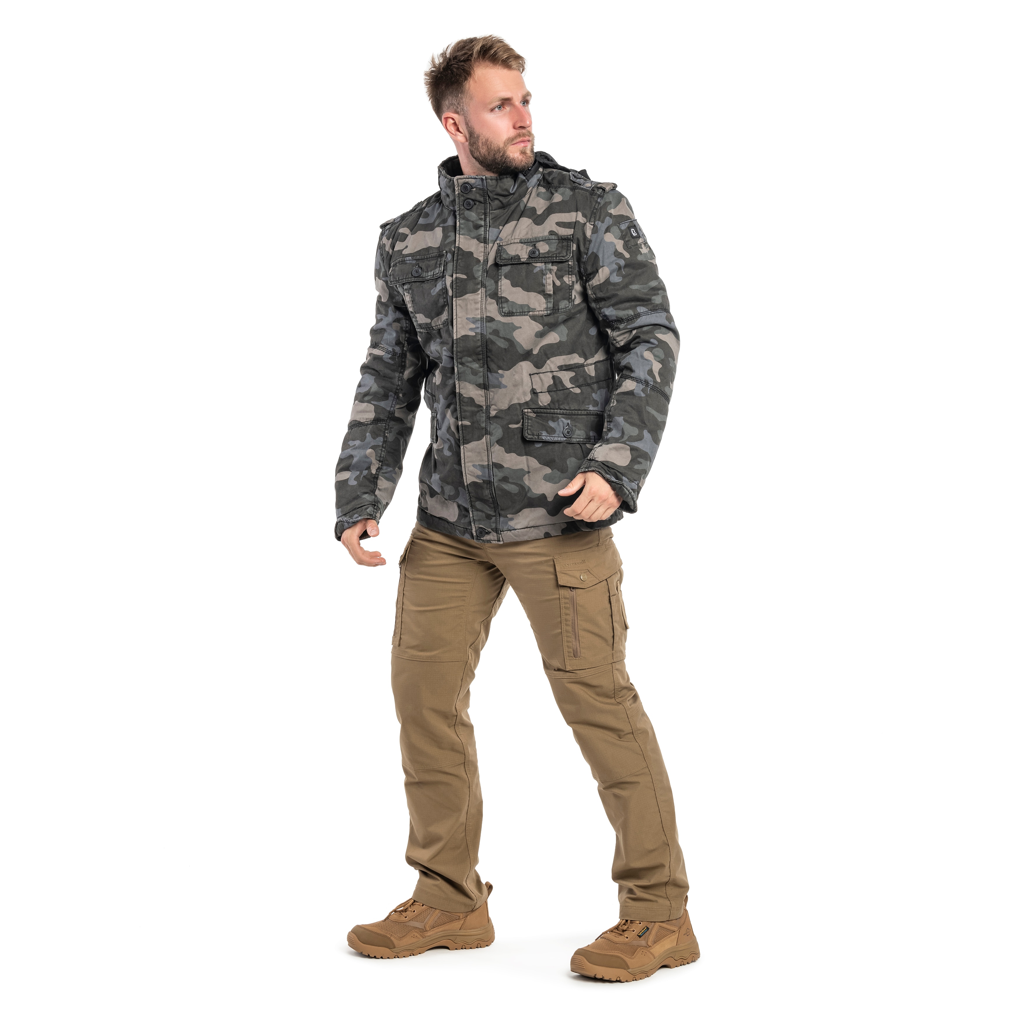 Brandit Britannia Winter Takki - Dark Camo