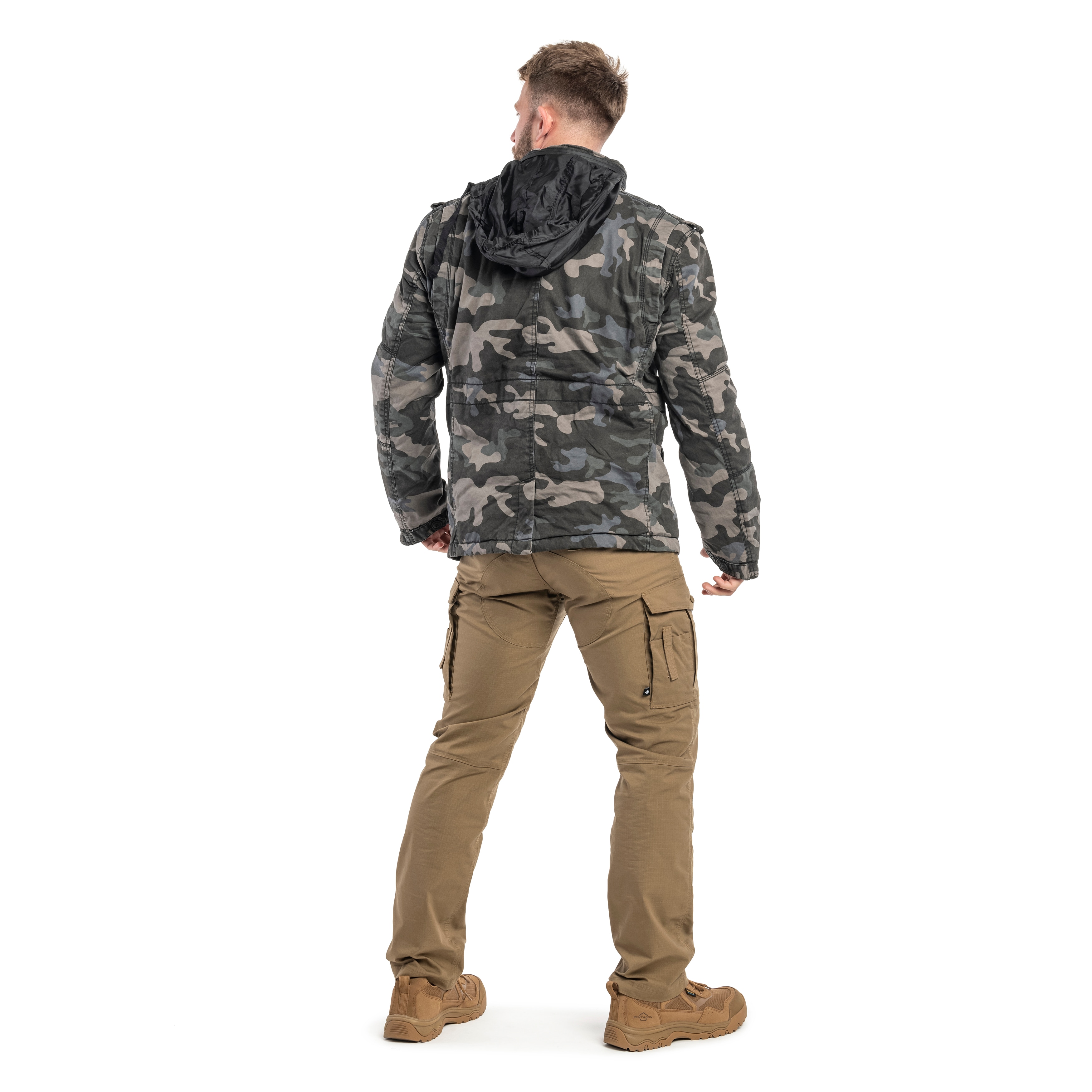 Brandit Britannia Winter Takki - Dark Camo