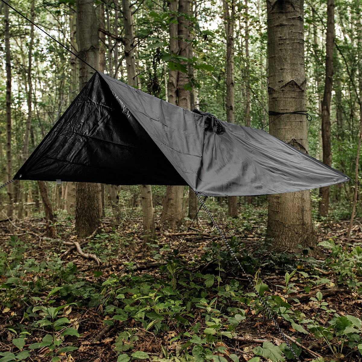 Badger Outdoor Rain Poncho Ripstop - Black