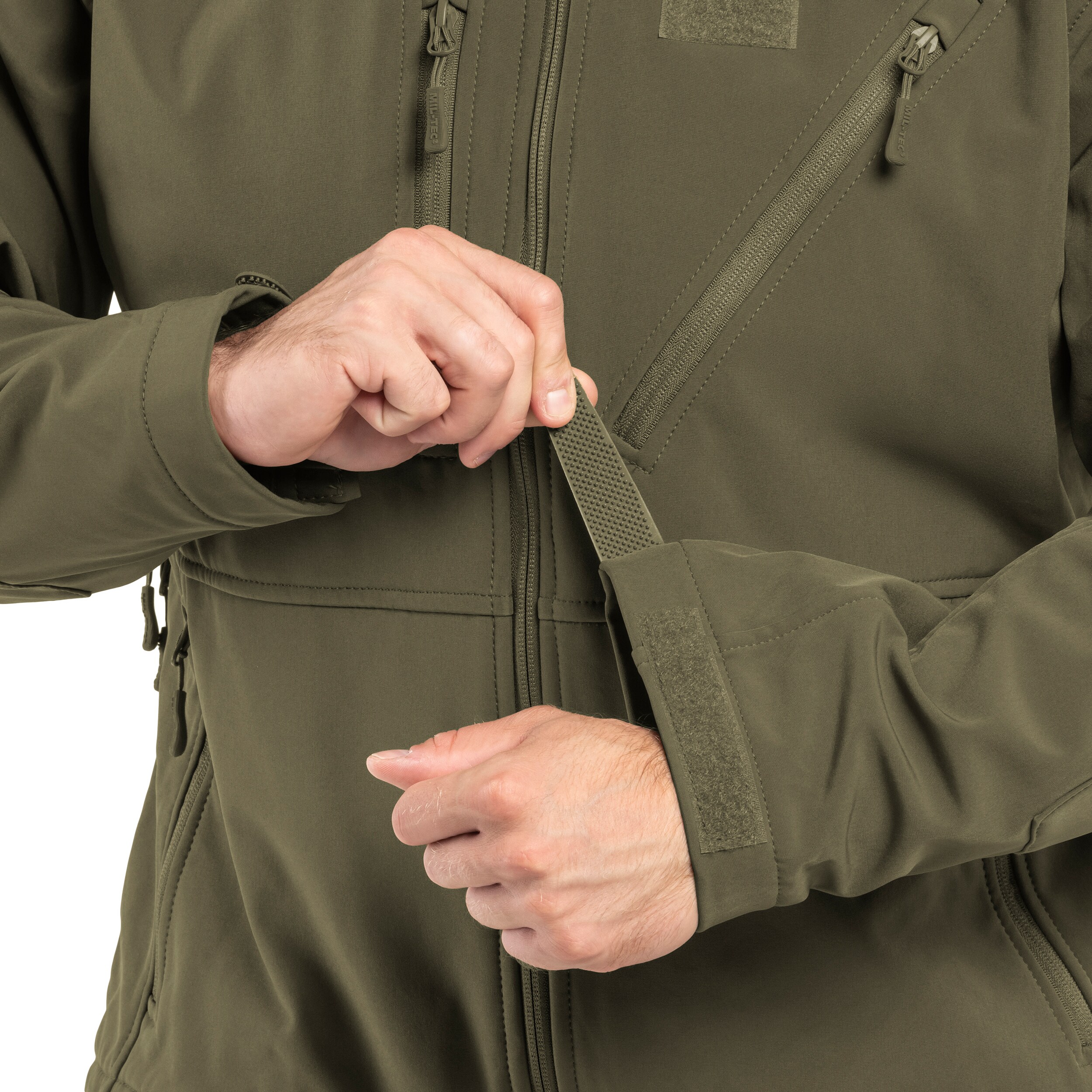 Mil-Tec SCU 14 Softshell -takki - Ranger Green