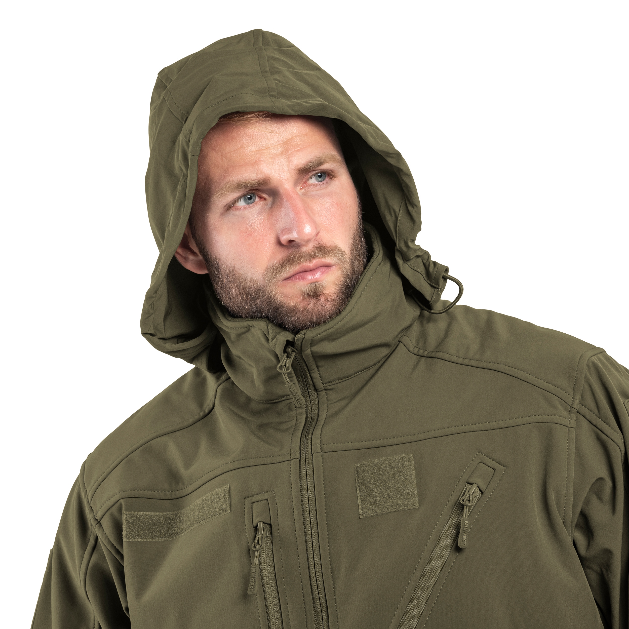 Mil-Tec SCU 14 Softshell -takki - Ranger Green