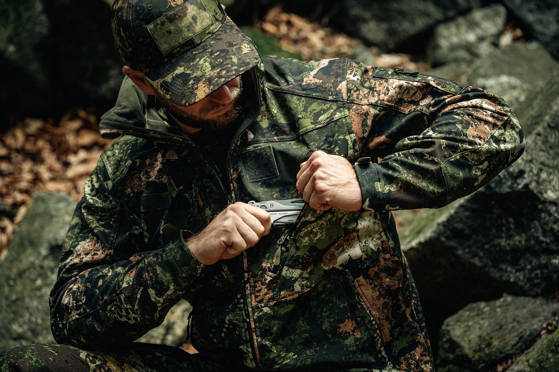 Mil-Tec SCU 14 Softshell-takki - Phantomleaf WASP I Z3A
