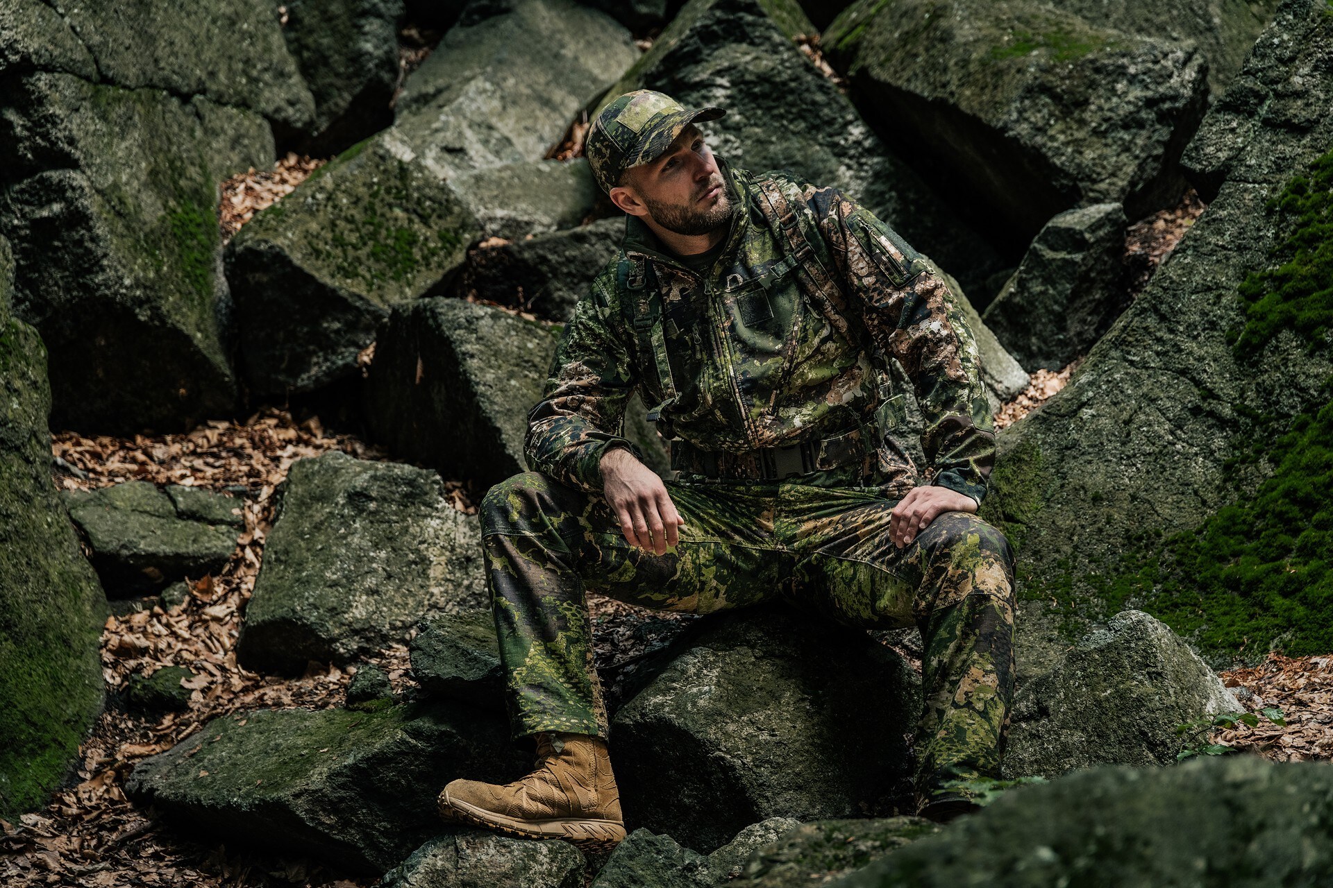 Mil-Tec SCU 14 Softshell-takki - Phantomleaf WASP I Z3A