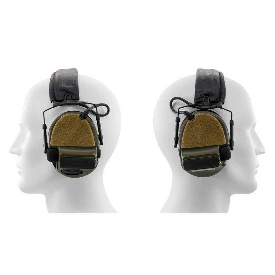 Earmor Tarrat Peltor Comtac Kuulosuojaimiin - Black