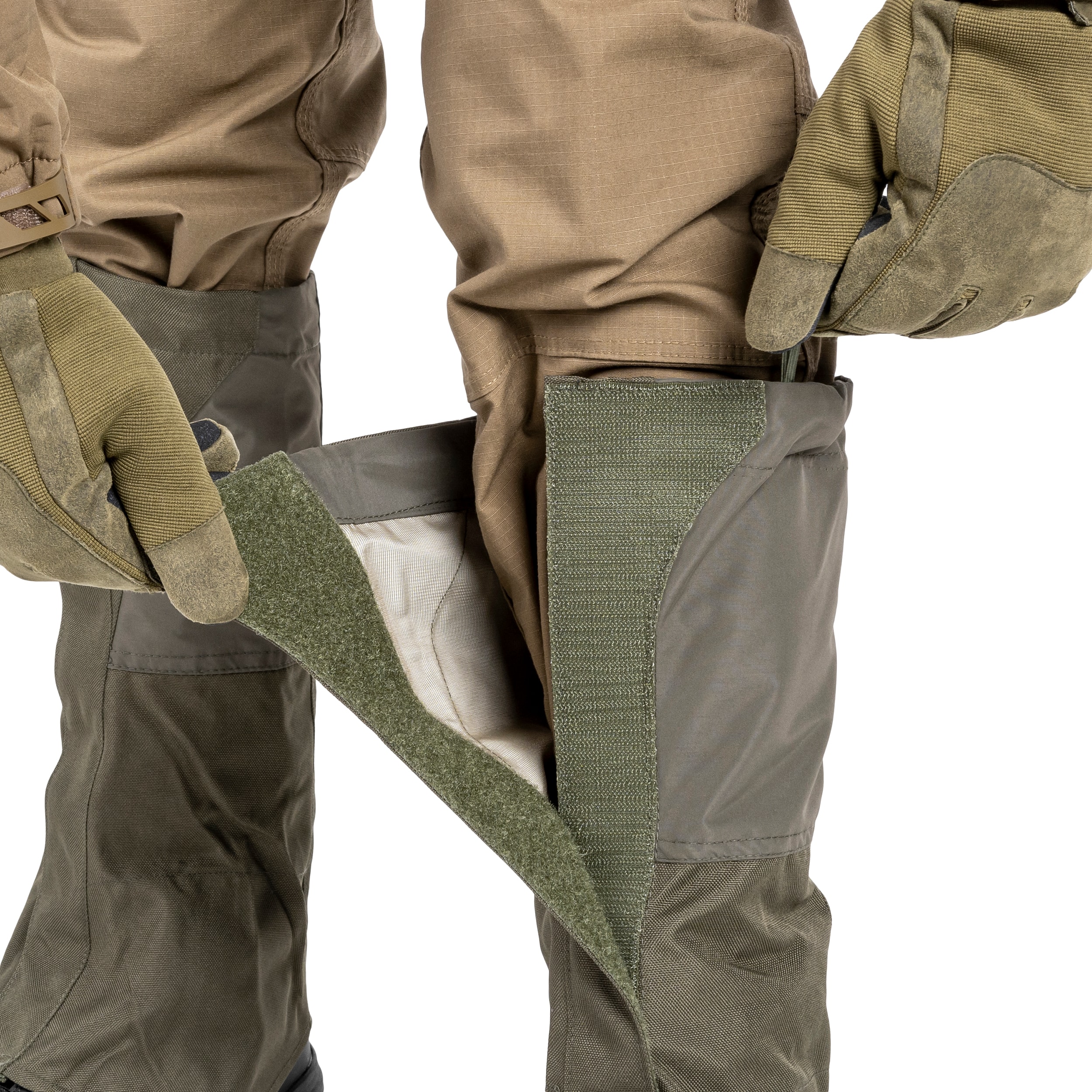 Mil-Tec Steel Wire 2.0 Säärystimet - Olive
