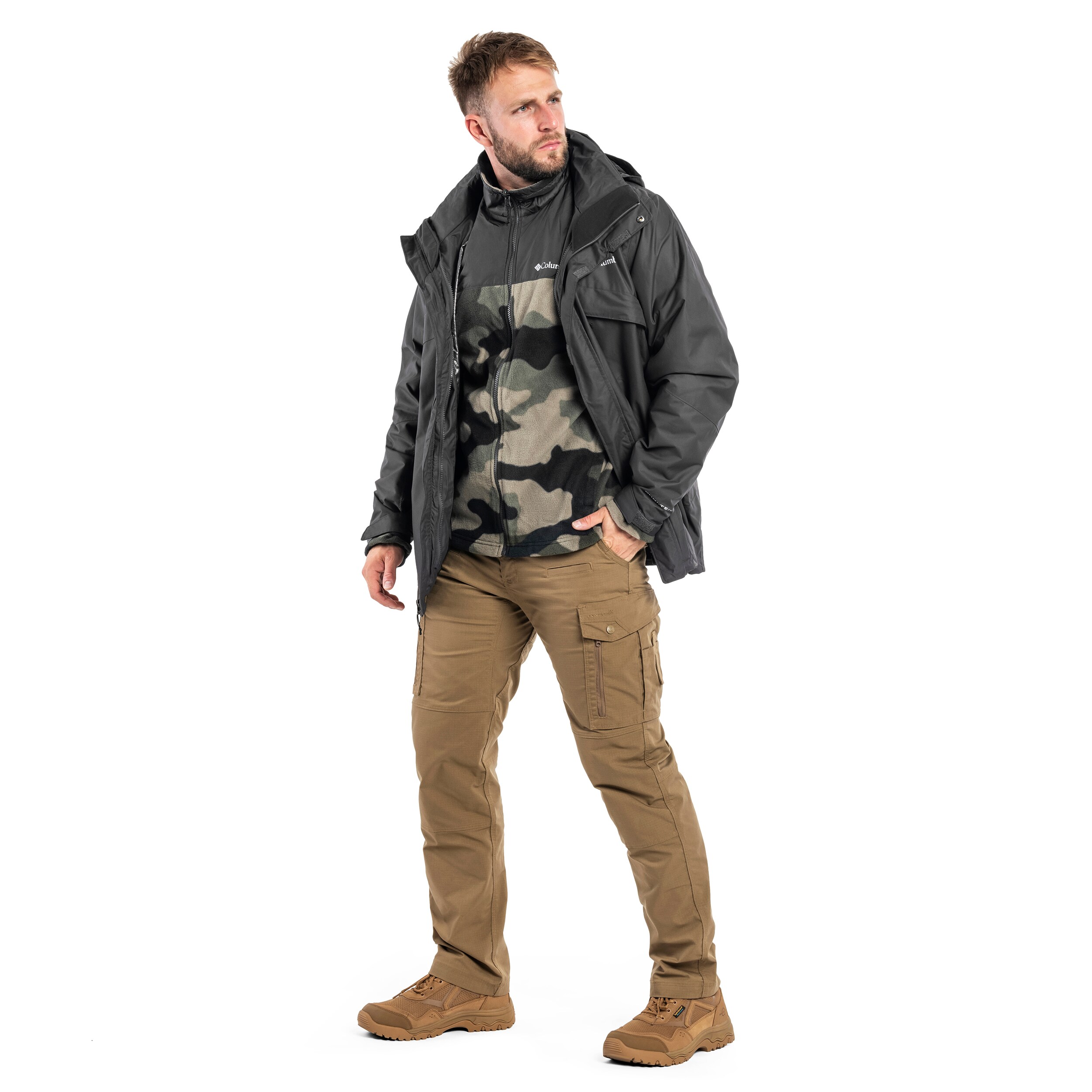 Columbia Bugaboo II Fleece Interchange Takki - Shark