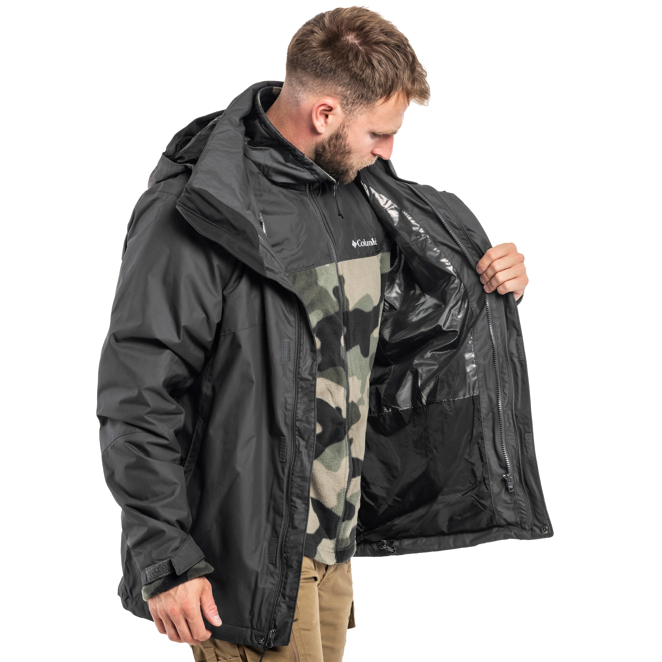 Columbia Bugaboo II Fleece Interchange Takki - Shark