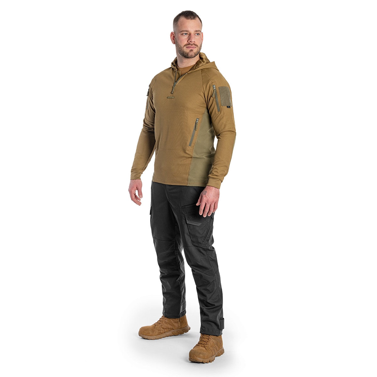 Helikon-Tex Range Hoodie TopCool pusero - Coyote/Adaptive Green