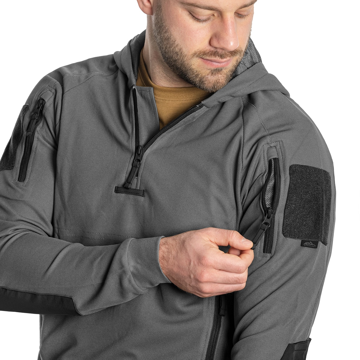 Helikon-Tex Range Hoodie TopCool Huppari - Shadow Grey/Black