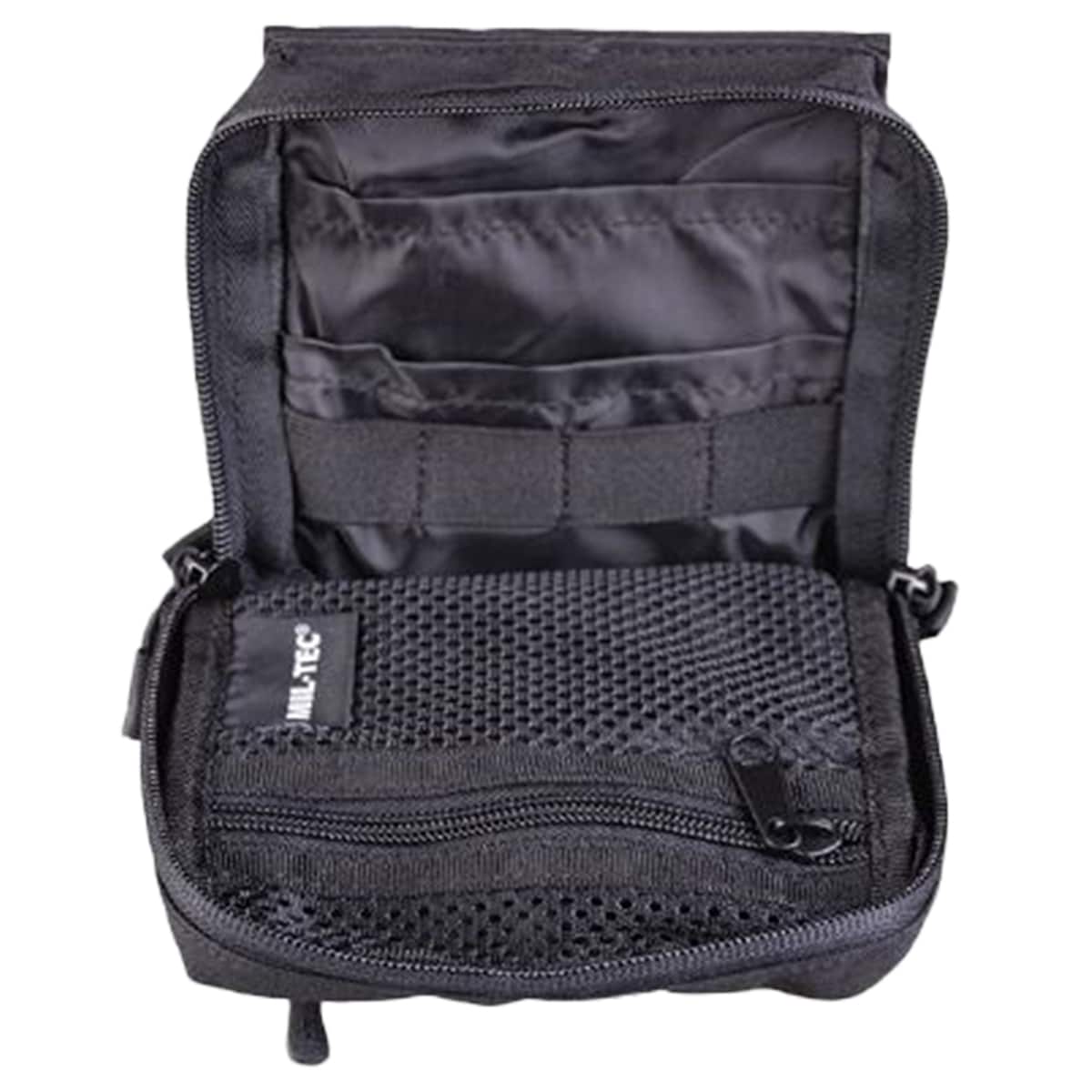 Mil-Tec Multi Purpose Pouch W.Hook&Loop Backside Tasku - Black
