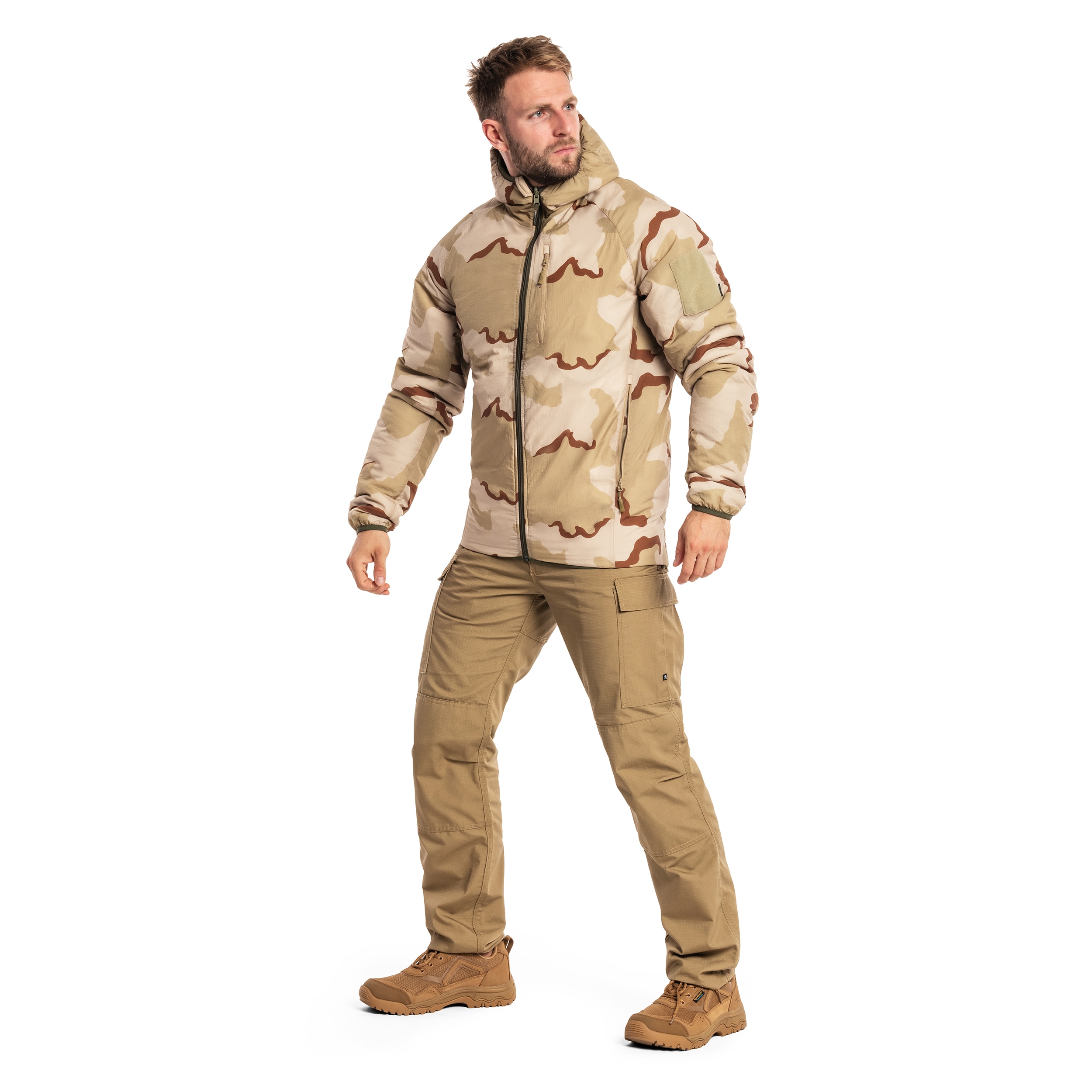 Helikon-Tex Wolfhound Hoodie Kaksipuolinen Takki - Desert Night Camo/US Desert