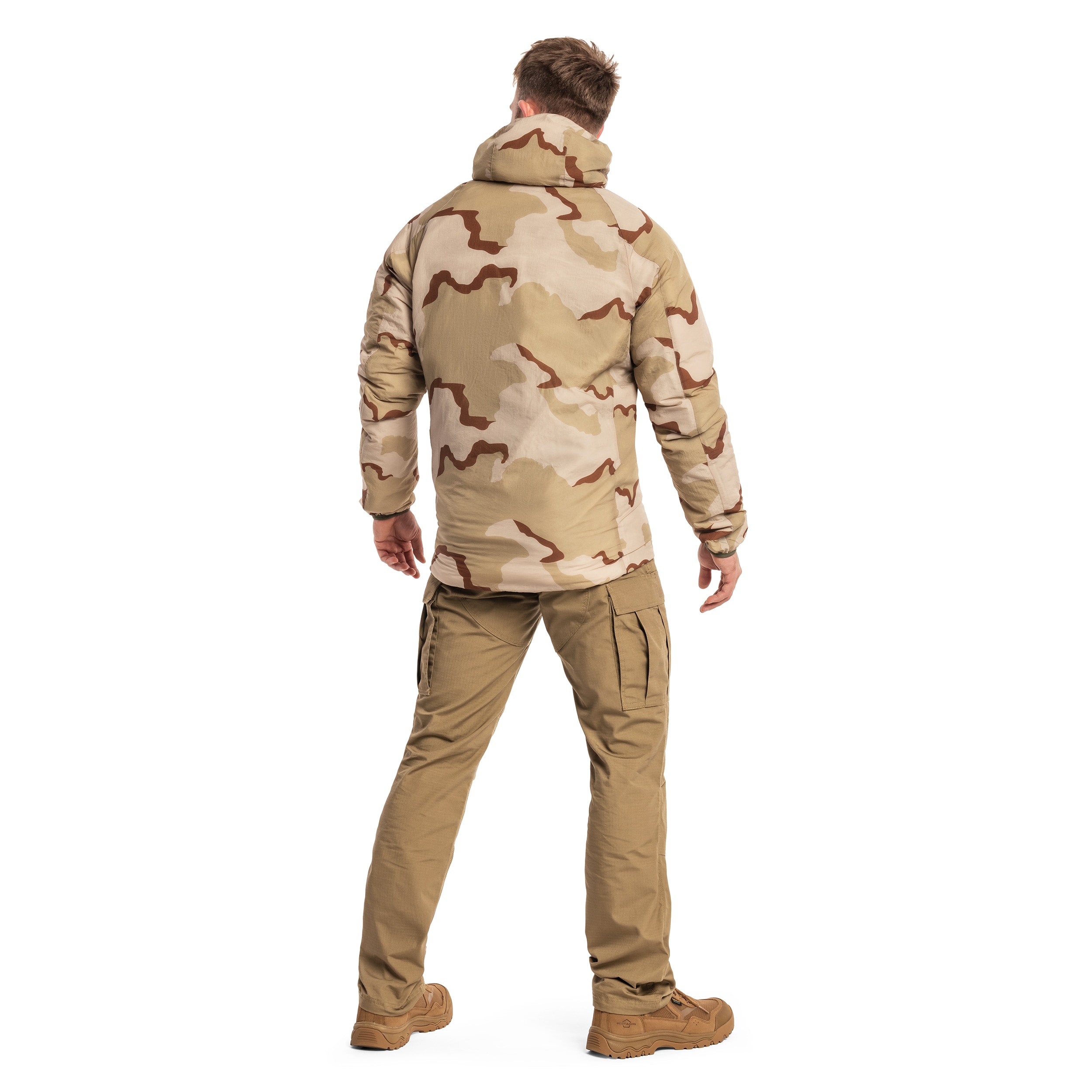Helikon-Tex Wolfhound Hoodie Kaksipuolinen Takki - Desert Night Camo/US Desert