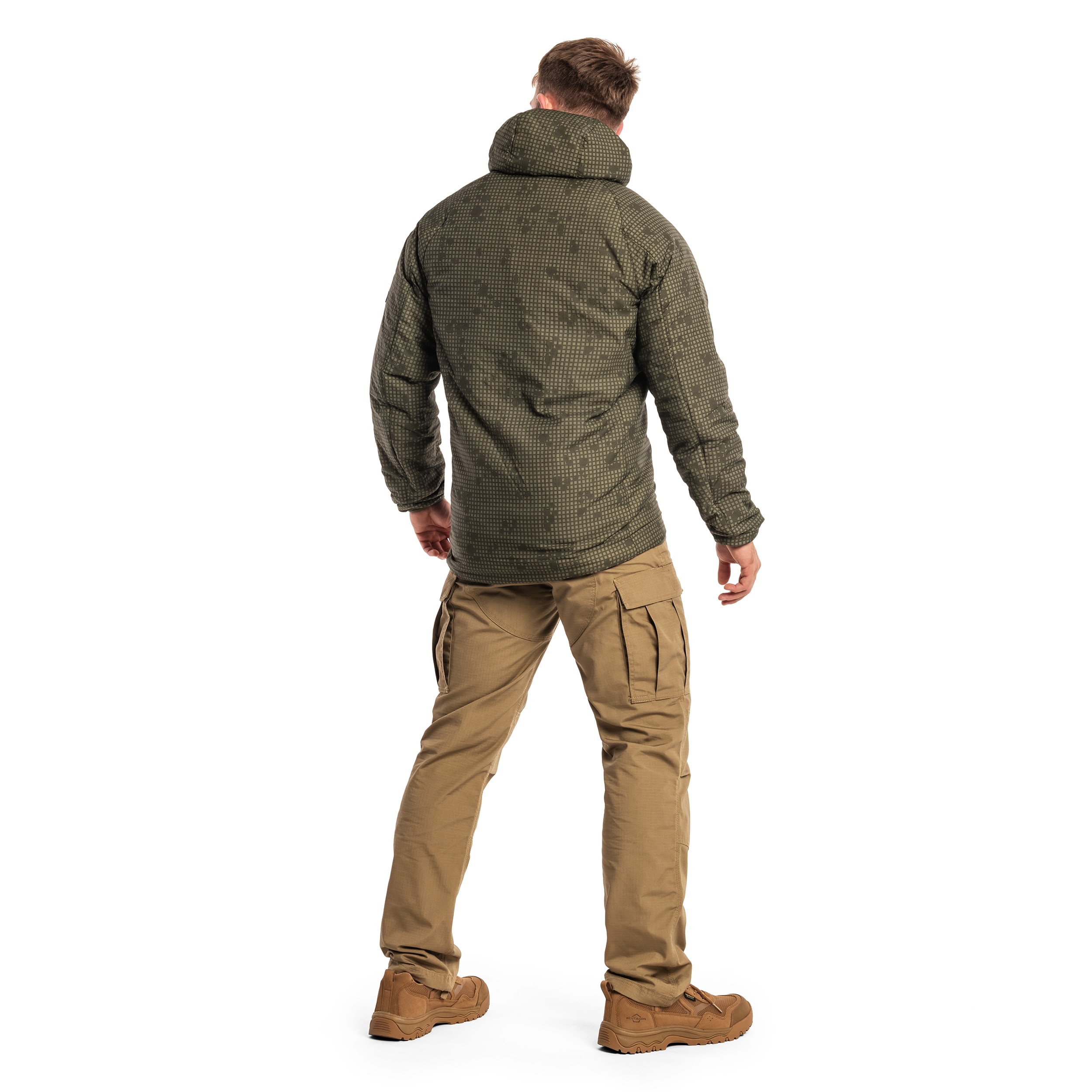 Helikon-Tex Wolfhound Hoodie Kaksipuolinen Takki - Desert Night Camo/US Desert